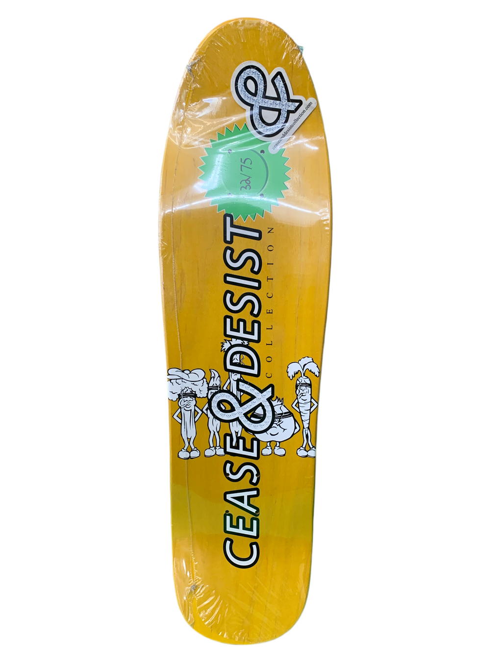 Cease and Desist Jeremy Klein Veggies 8.75" Limited 32/75 Classic Skateboard Deck