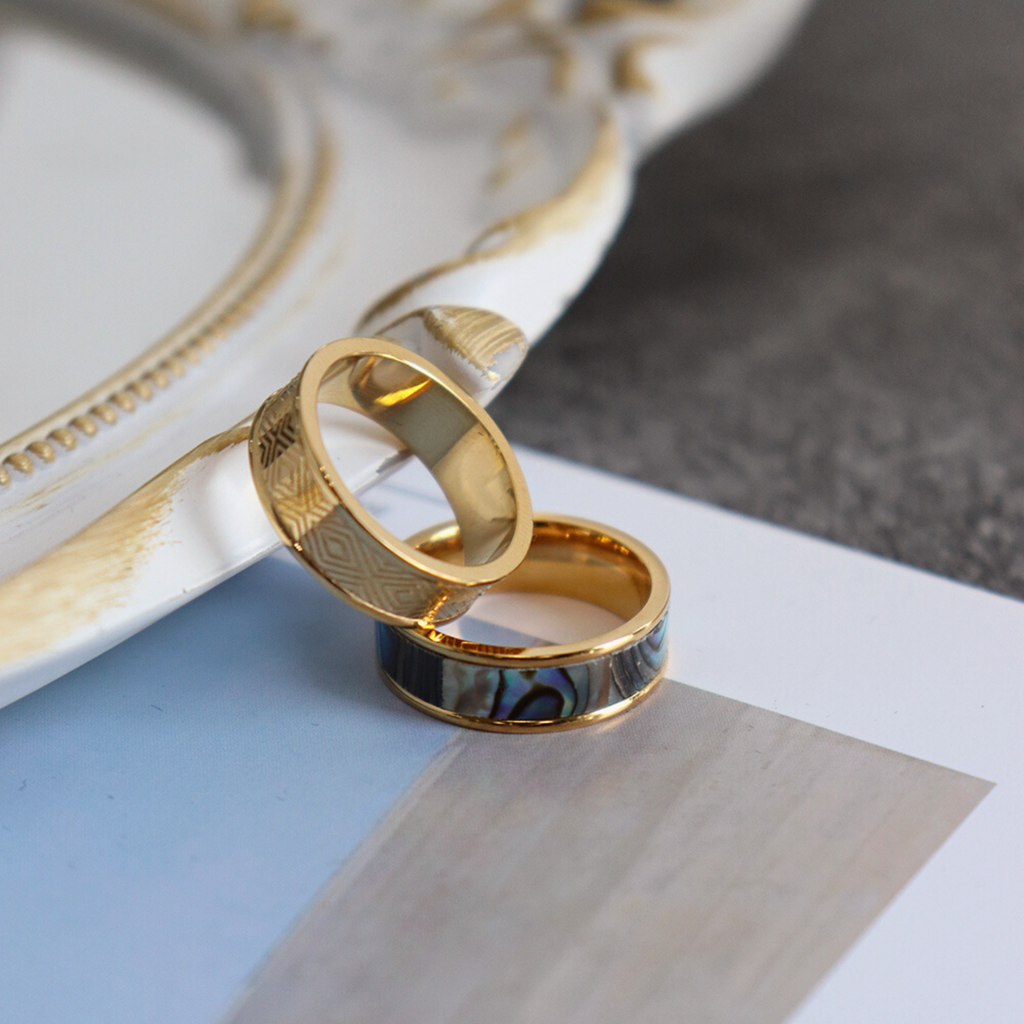 Laurentine Black Pearl Gold-Plated Ring