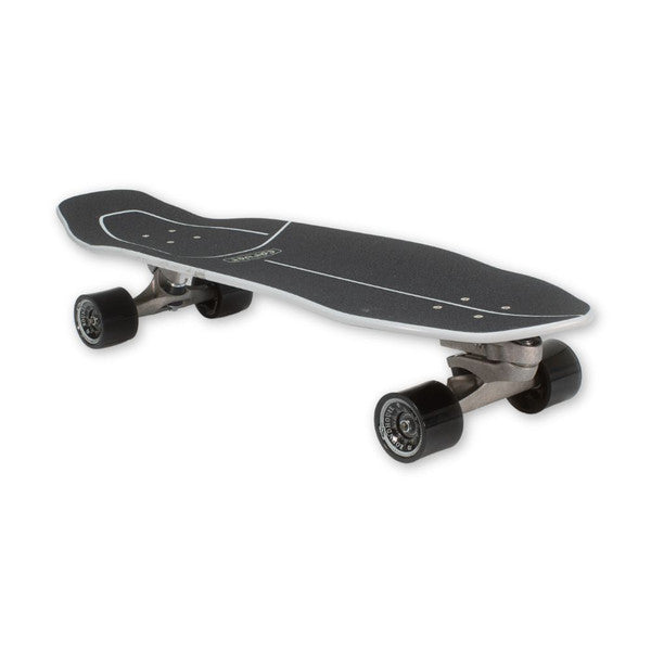 Carver Black Tip Surfskate Complete C7 Raw (V4) - 32.5″