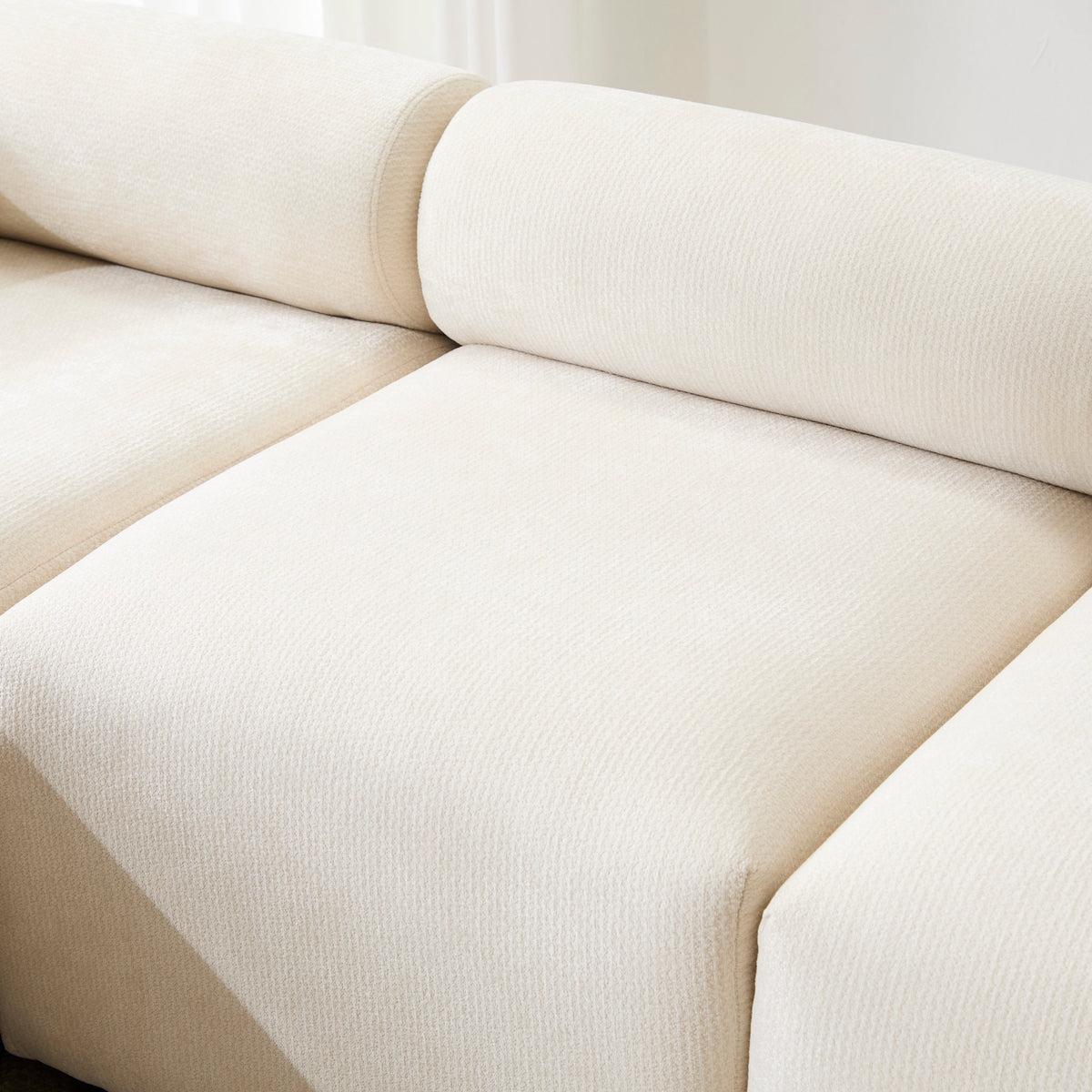 Evelyn 114 in.6-Piece U Shaped Modular Free Combination Sectional Sofa Couch for Living Rooms