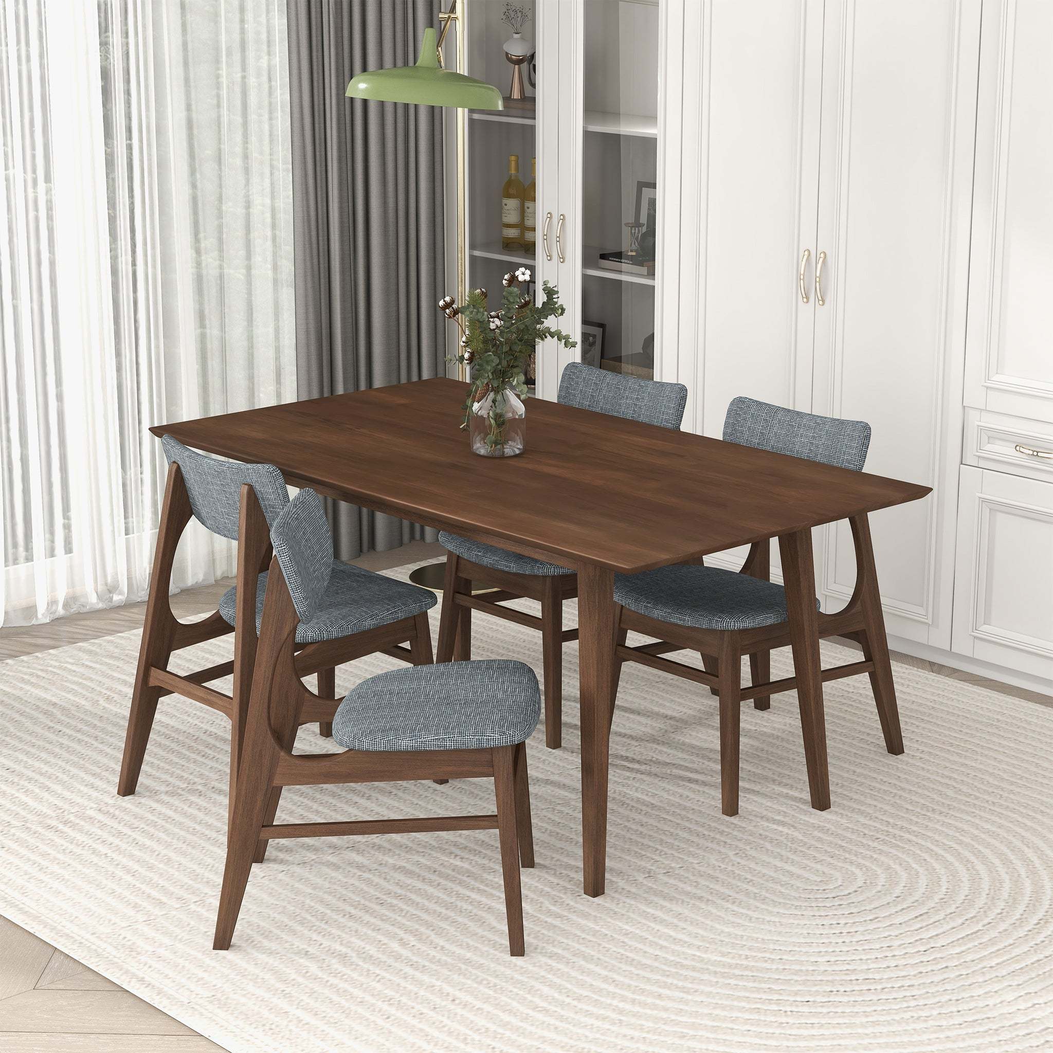 Carlos Solid Wood Dining Table