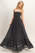 HYFVE Smocked Halter Maxi Dress
