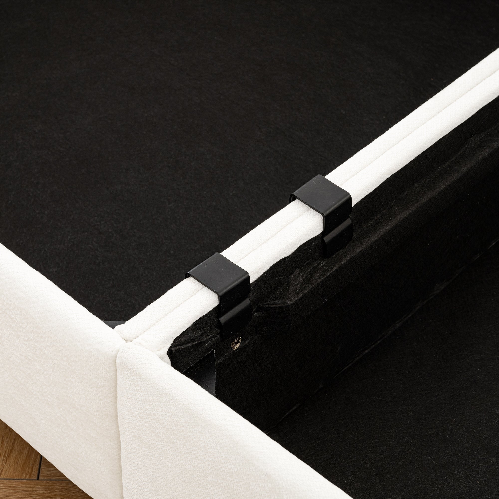 Large Modular Sectional Sofa Sectional Couch with Storage Chenille Sectional Sofa for Living Room, Cylindrical Backrest and Armrests 6 Seats,White