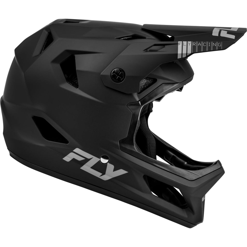 Fly Racing Youth Rayce (2024) Full Face Helmet - Matte Black