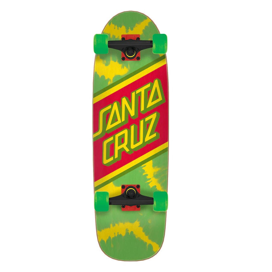 Santa Cruz Rasta Tie Dye Street Cruiser Complete - 8.79″