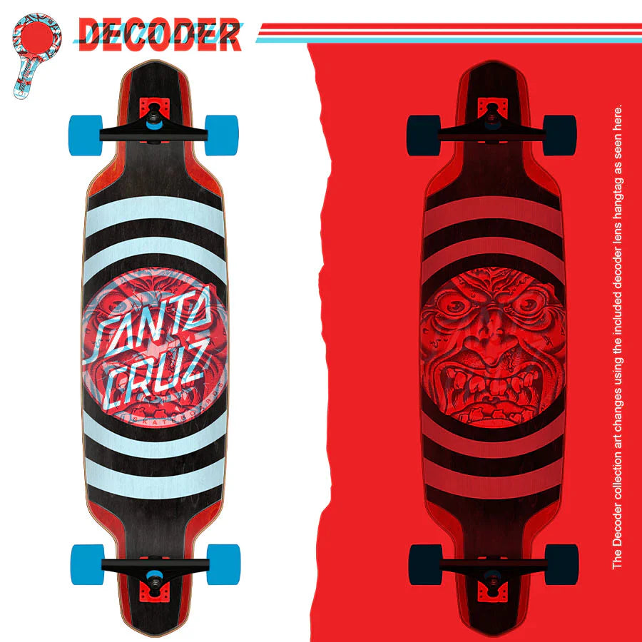 Santa Cruz Decoder Roskopp Drop Down Cruiser Complete - 9.50″