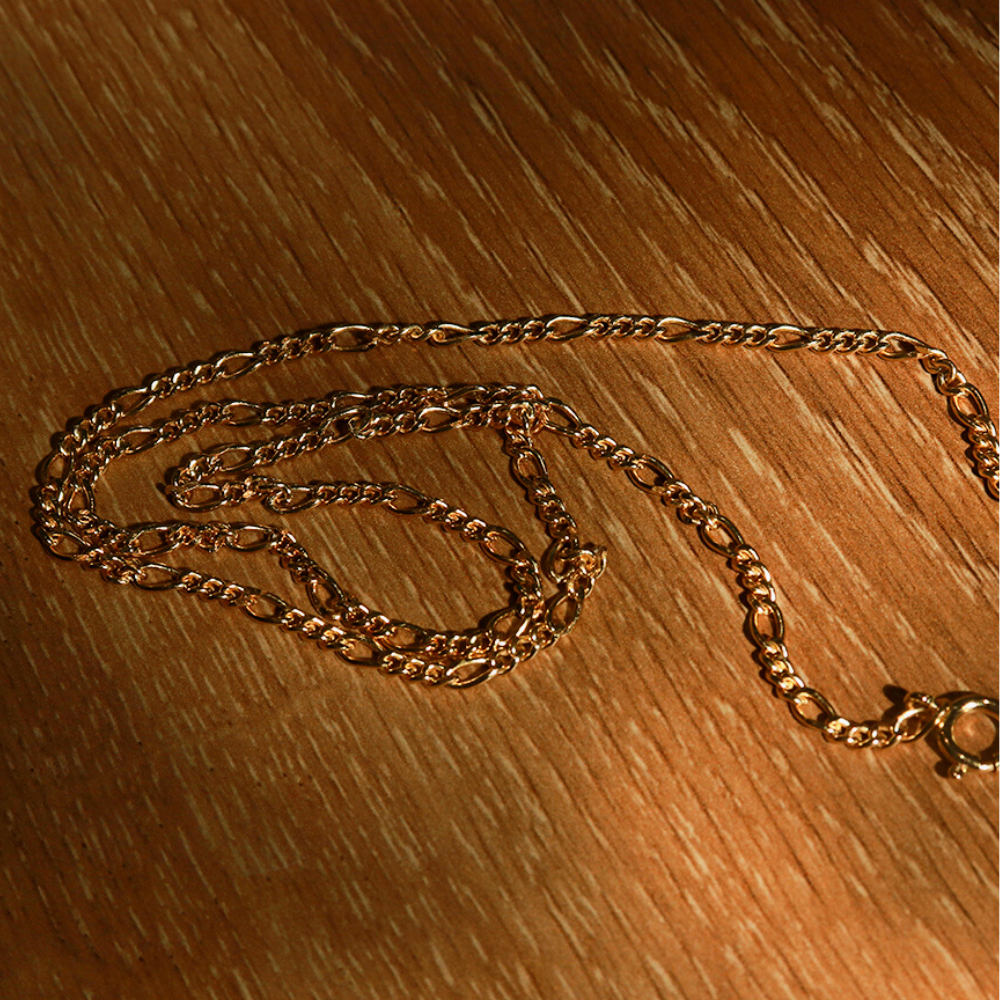 Amorette Chain Necklace, 18k Gold-Plated Vermeil, 50cm