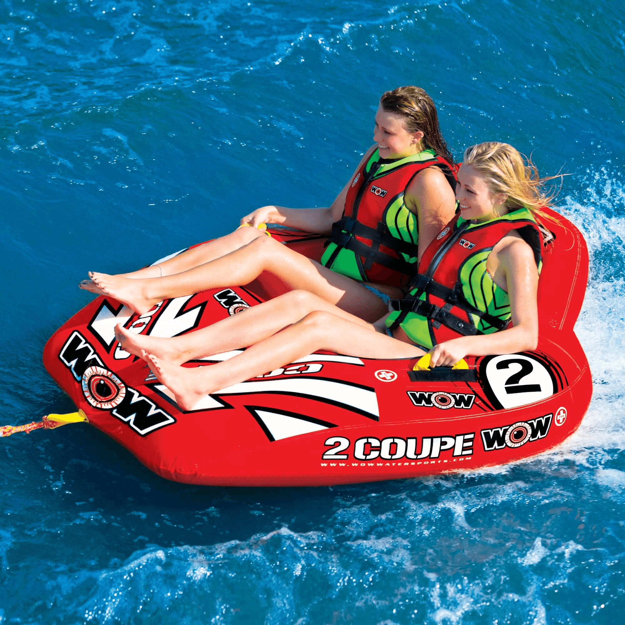 WOW Watersports Coupe Cockpit 1 - 2 Person Inflatable Towable Cockpit Tube
