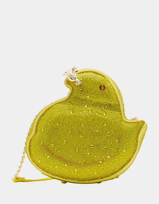 Betsey Johnson Peeps Chick Crossbody Yellow