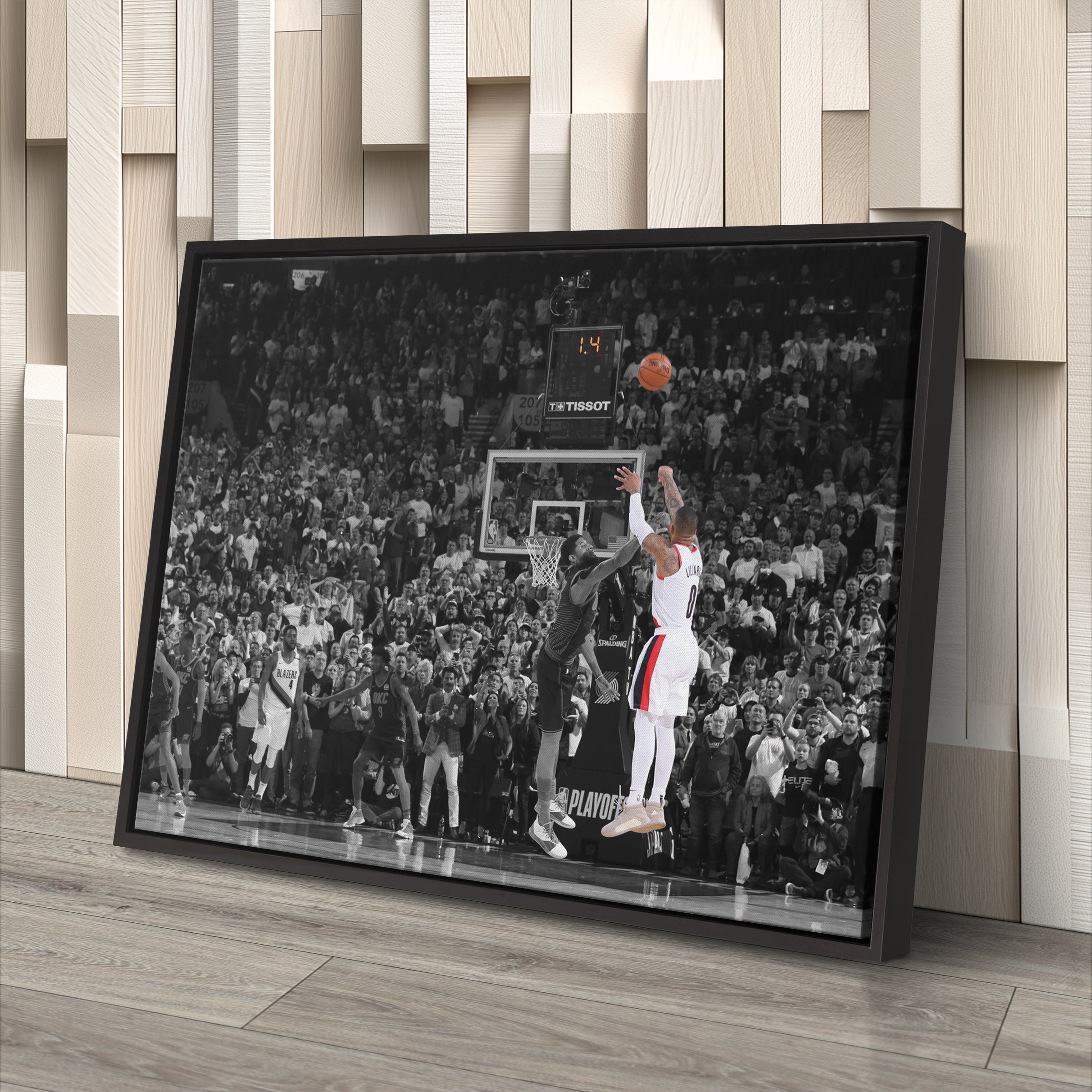 Damian Lillard Canvas Art – Dame Time Game Winner Decor