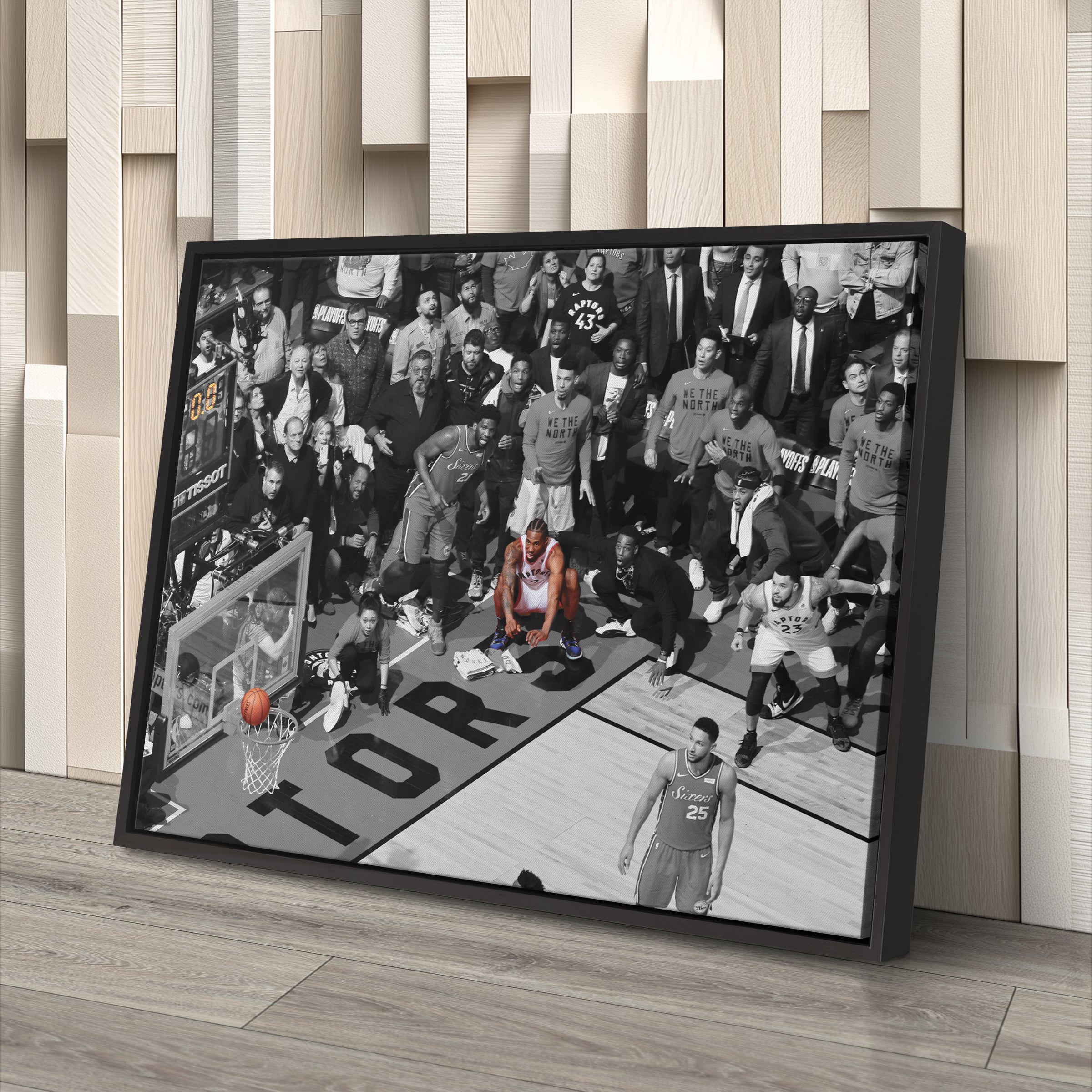 Kawhi Leonard Canvas Art – Raptors Game 7 Wall Decor