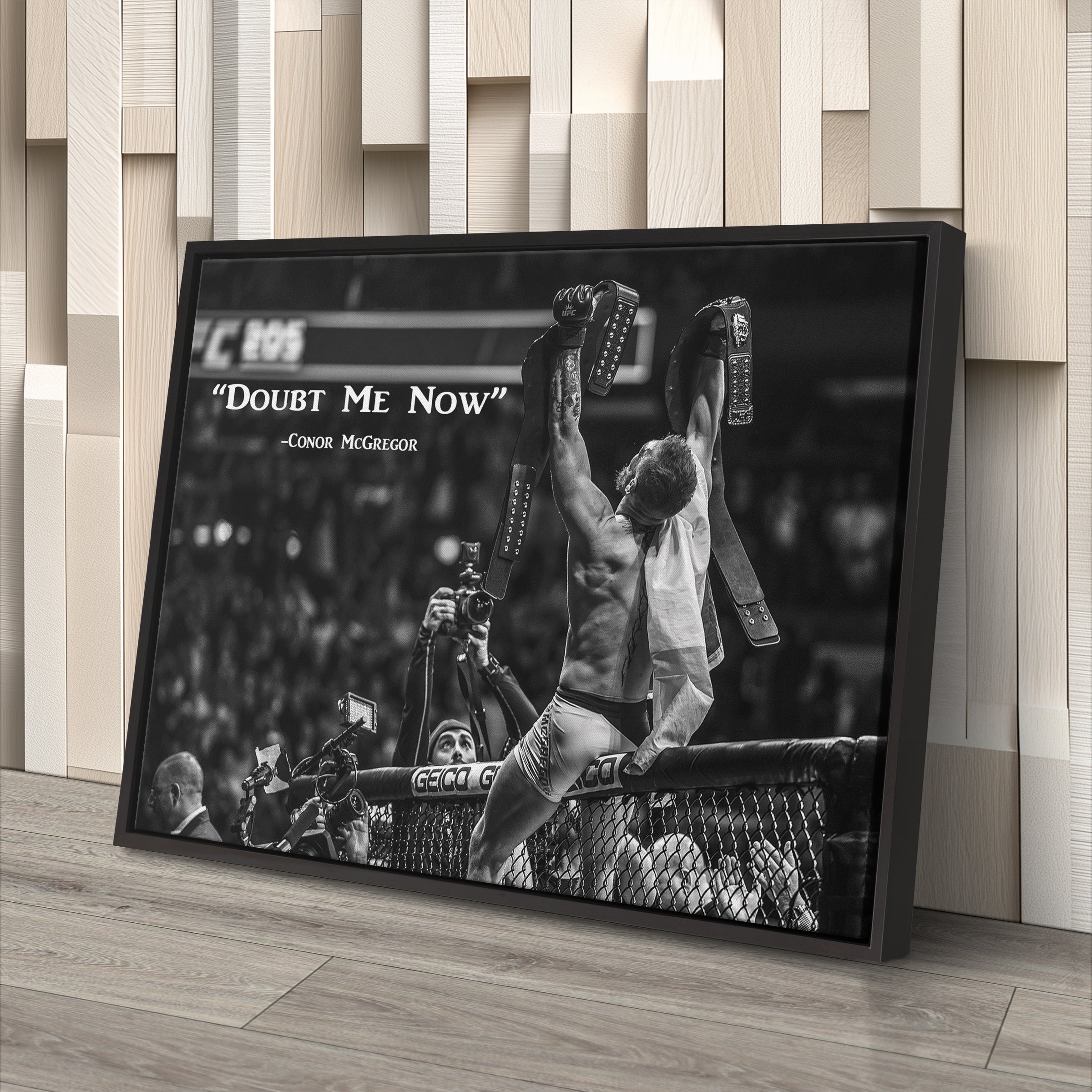 Conor McGregor Quote Canvas Art – MMA Wall Decor