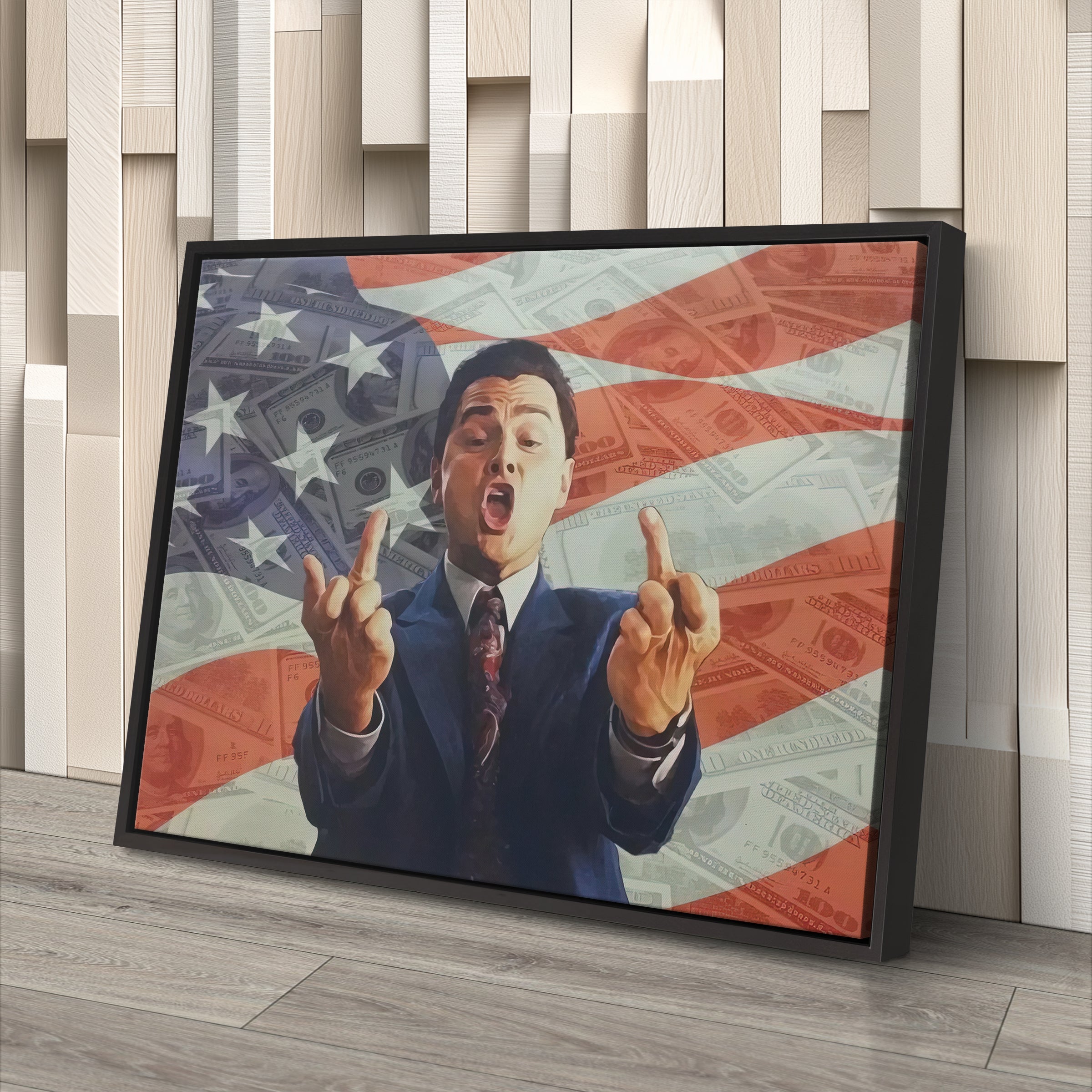 Wolf of Wall Street Canvas Art – Iconic Movie Wall Decor