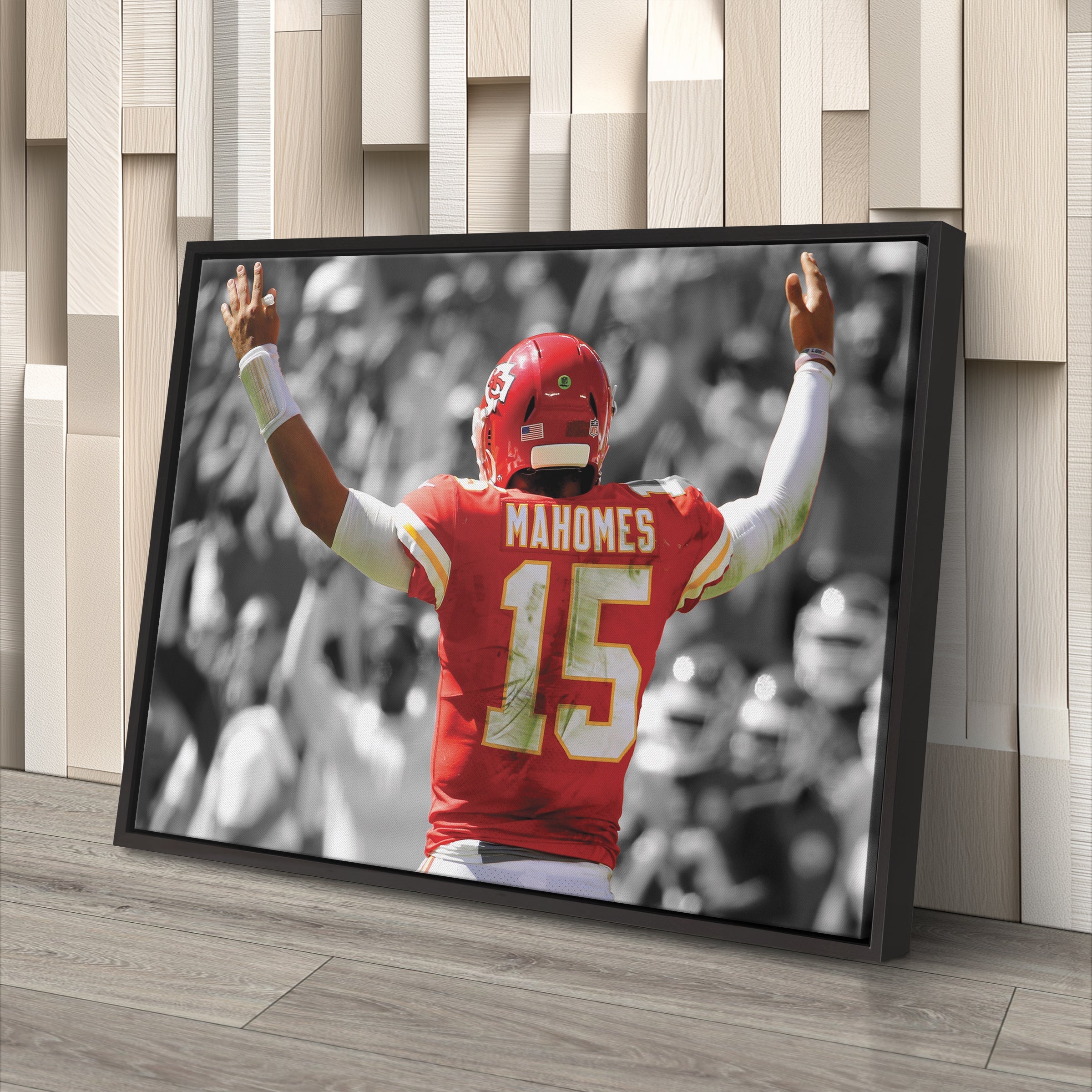 Patrick Mahomes Canvas Art – Touchdown NFL Wall Decor