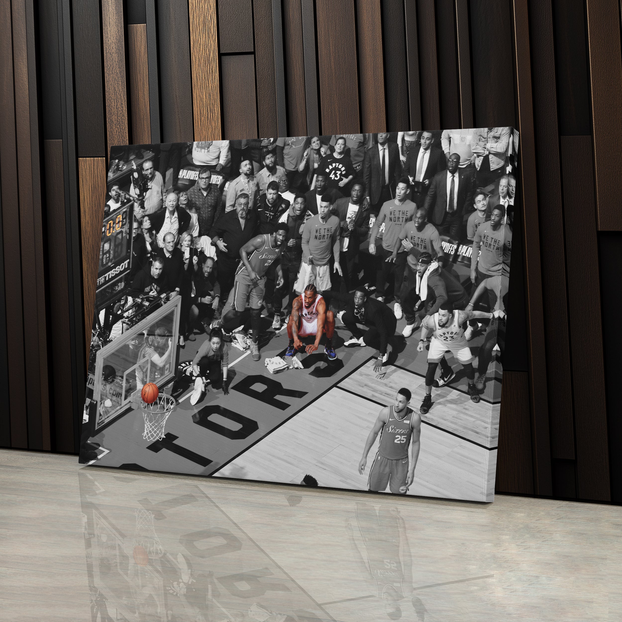 Kawhi Leonard Canvas Art – Raptors Game 7 Wall Decor