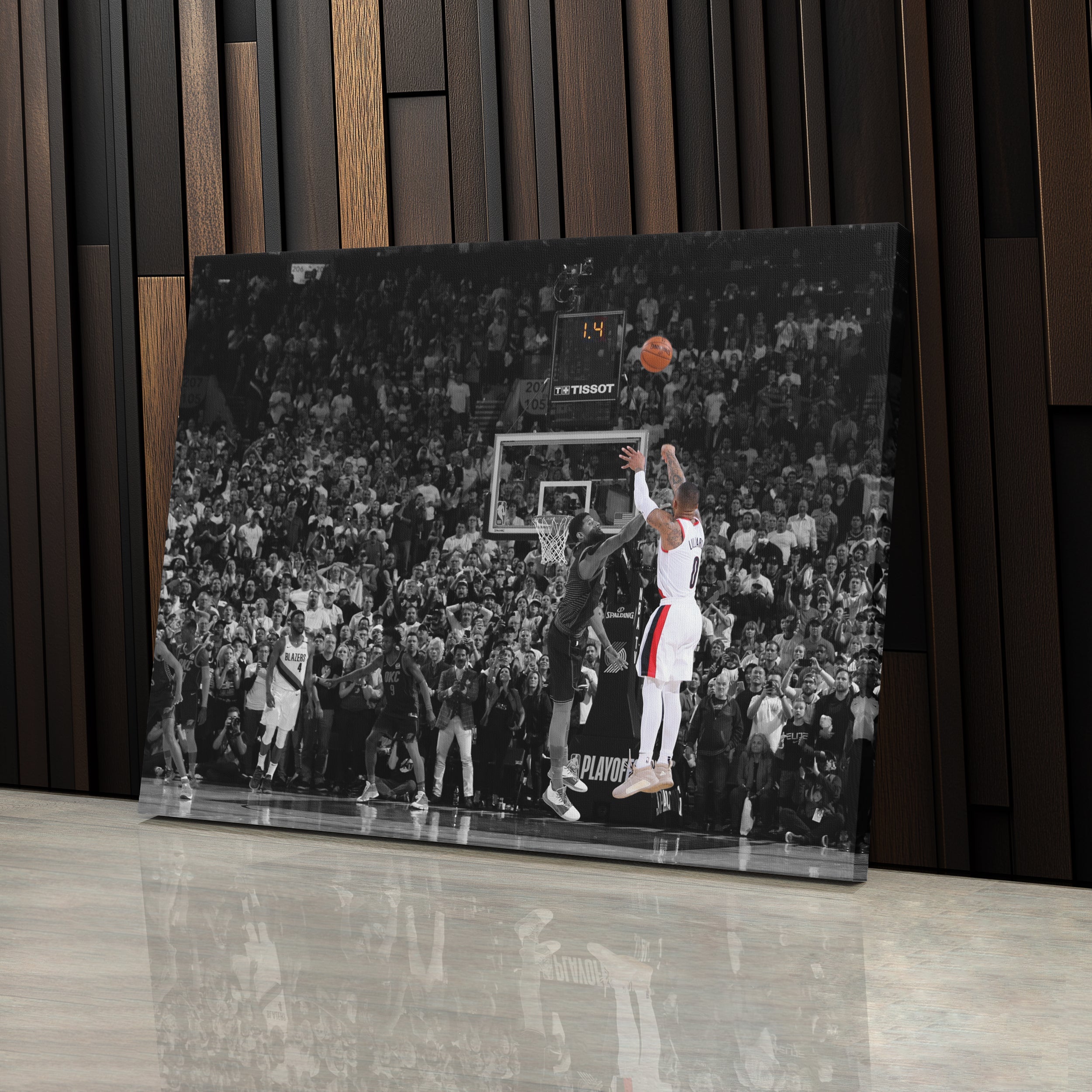 Damian Lillard Canvas Art – Dame Time Game Winner Decor
