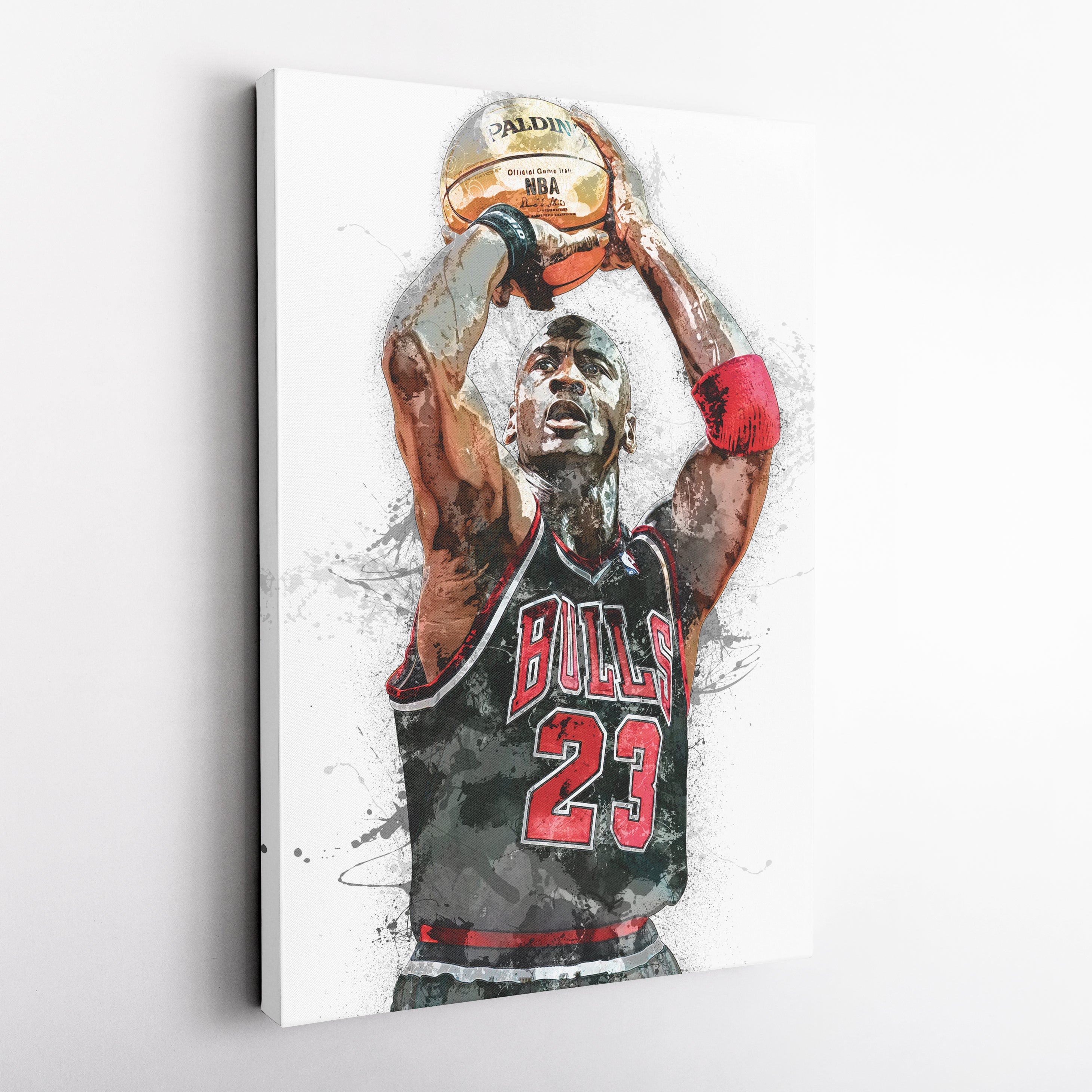 Michael Jordan Canvas Art – Chicago Bulls Legend Wall Decor