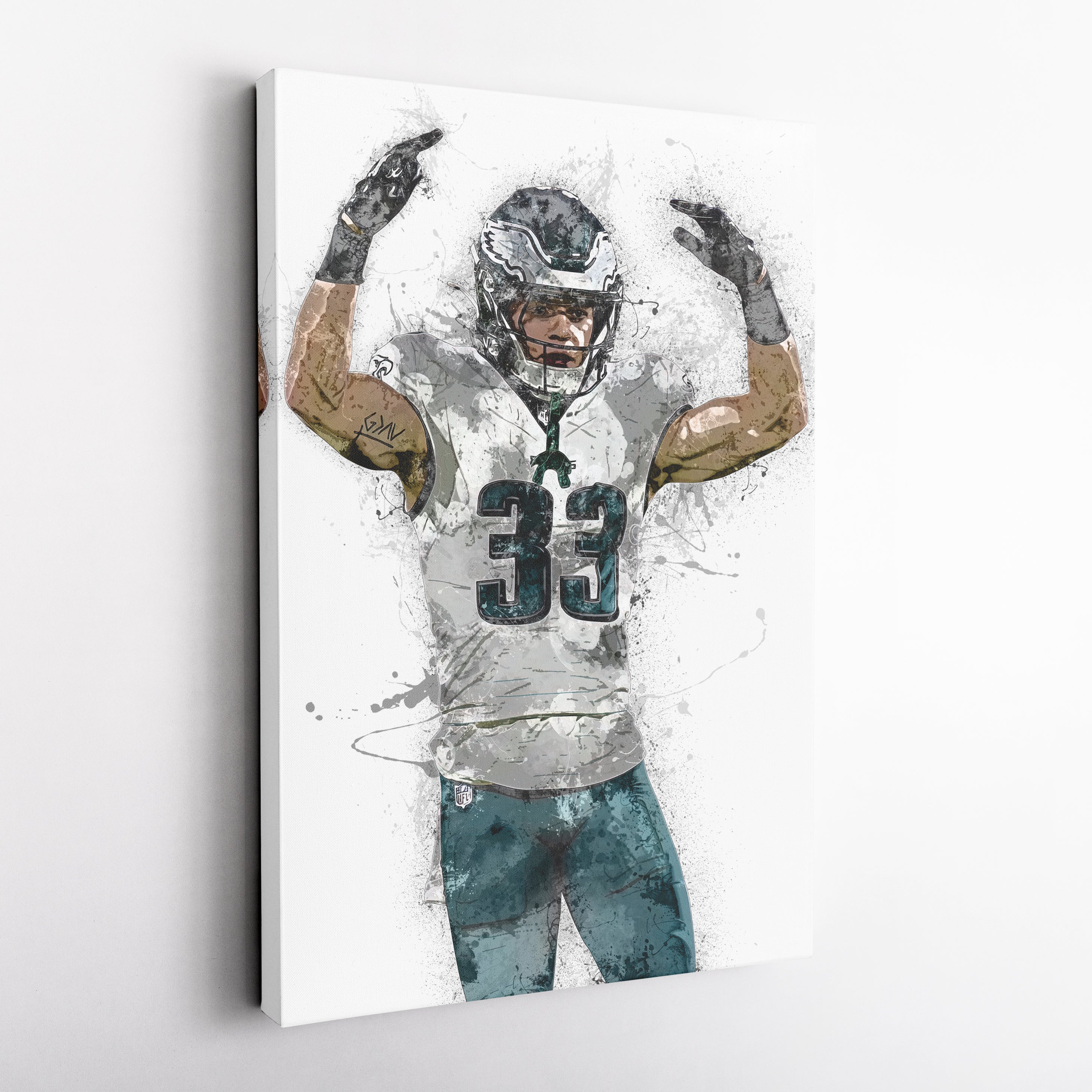 Cooper DeJean Canvas Art – Philadelphia Eagles Wall Decor