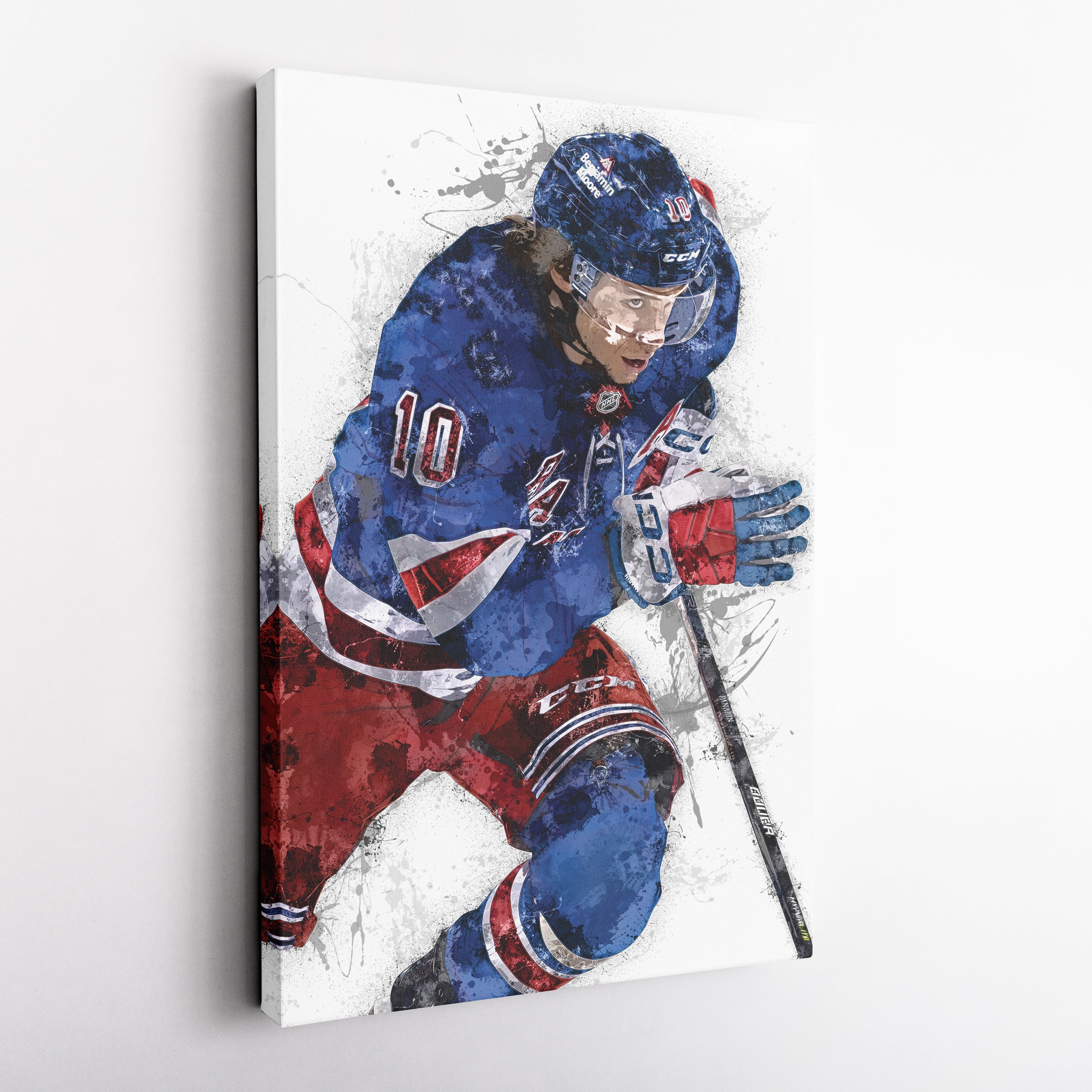 Artemi Panarin Canvas Art – New York Rangers Wall Decor