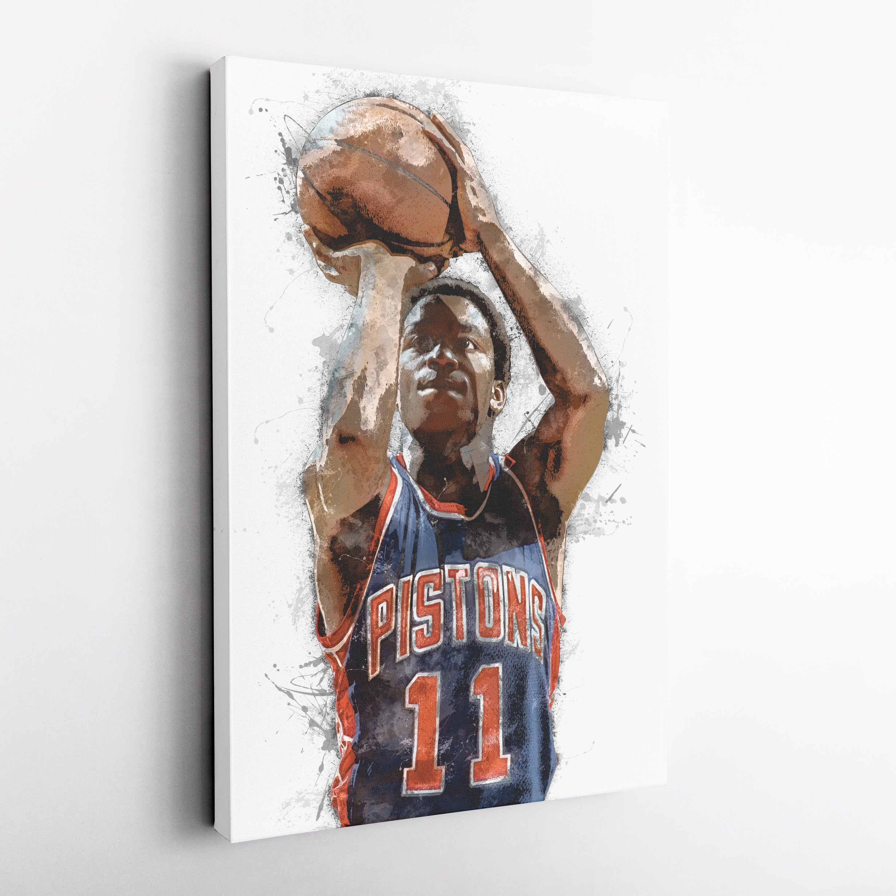 Isiah Thomas Canvas Art – Detroit Pistons Wall Decor