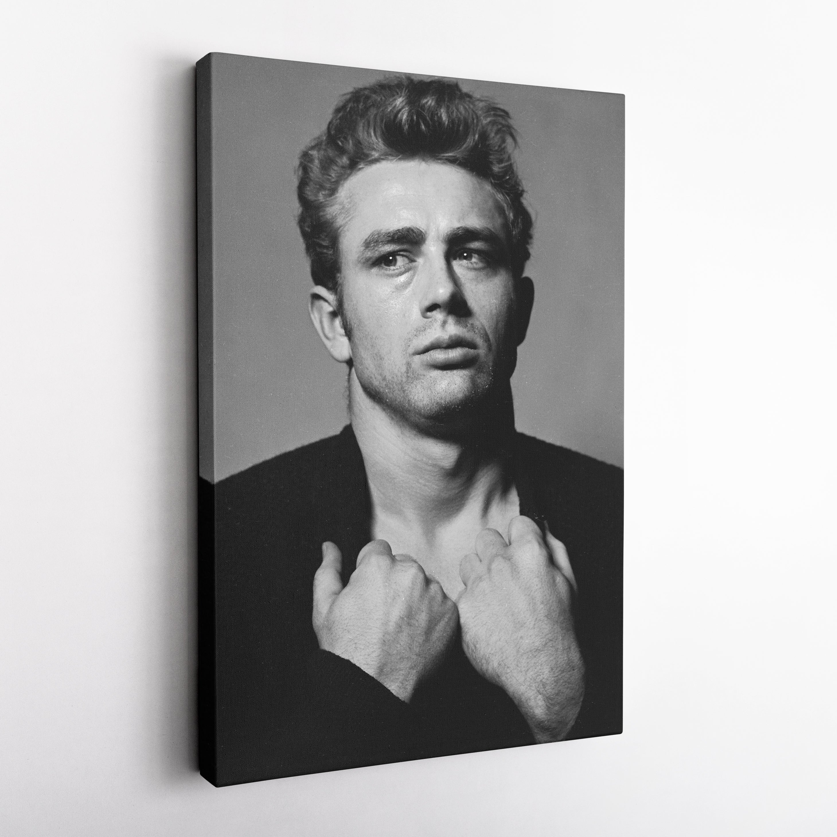 James Dean Canvas – Classic Hollywood Wall Art Gift for Film Buffs and Icon Lovers
