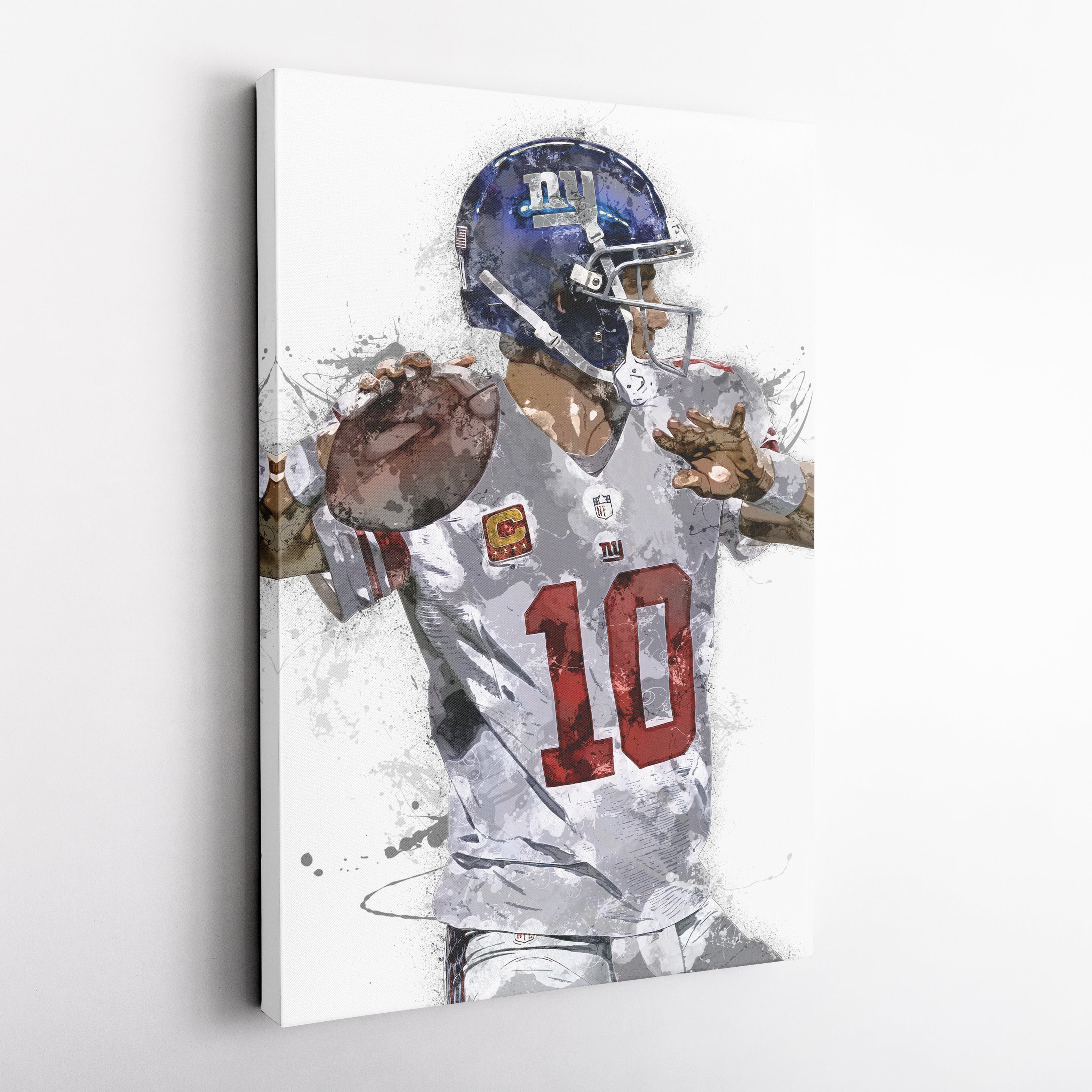 Eli Manning Canvas Art – New York Giants Wall Decor