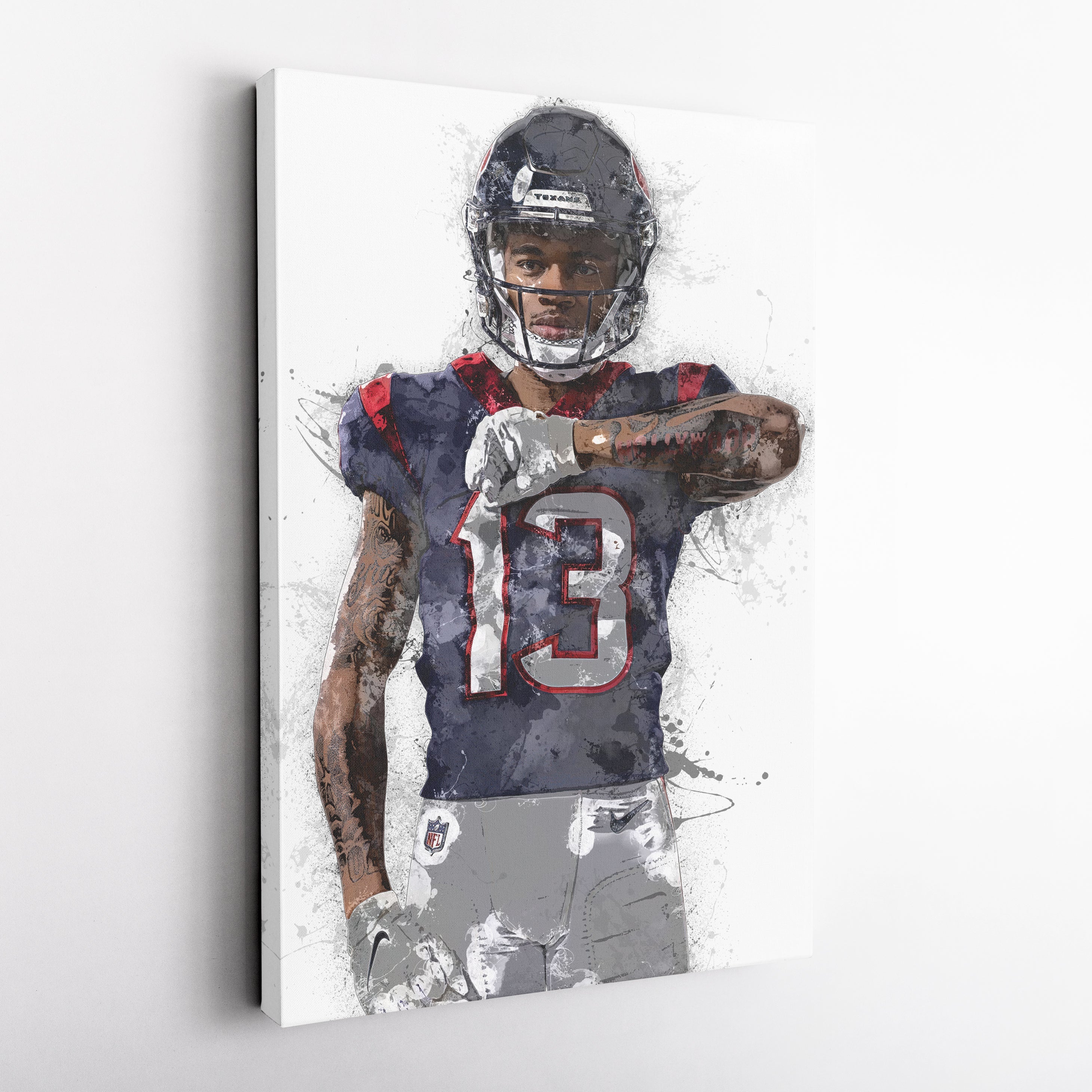 Tank Dell Canvas Art – Houston Texans Wall Decor