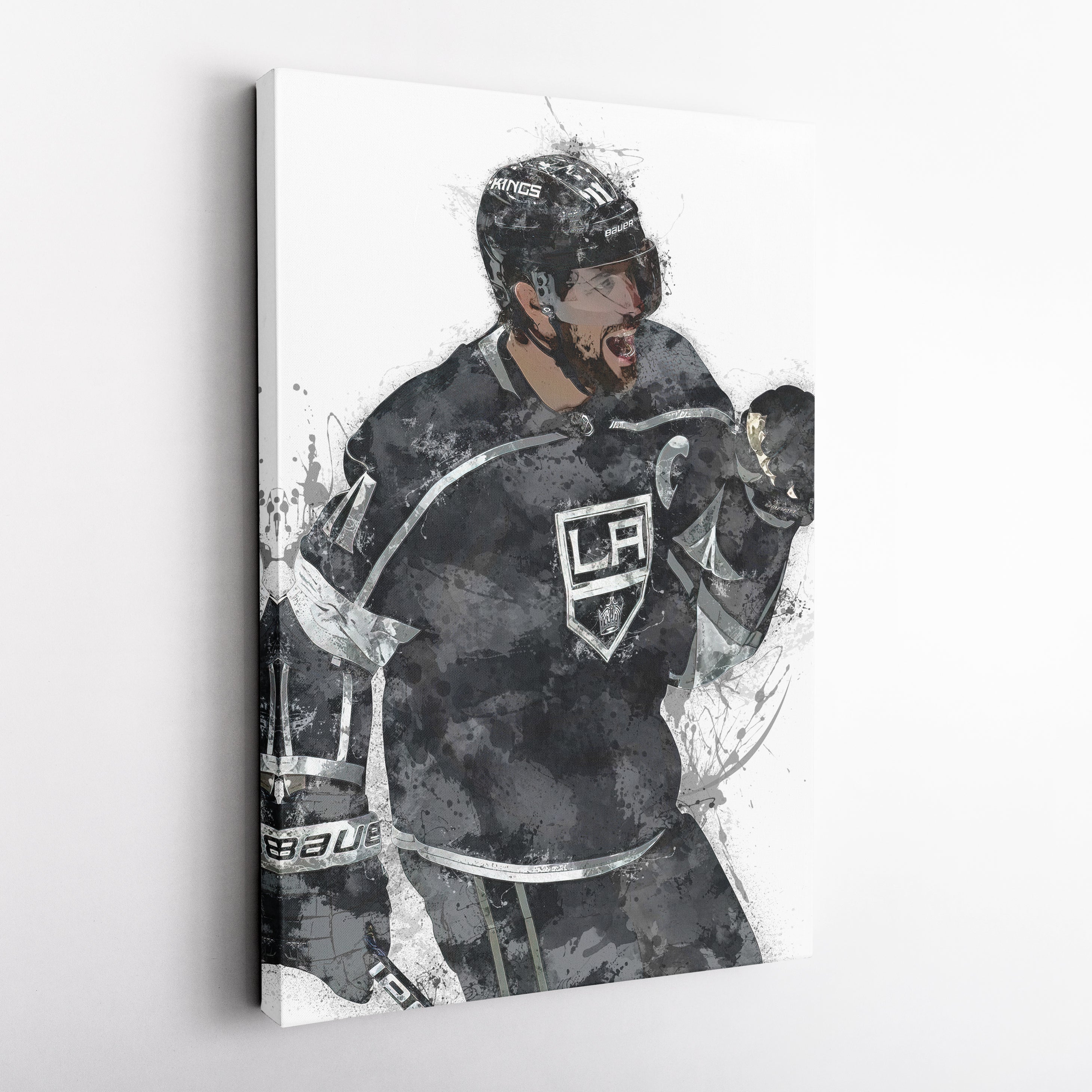 Anze Kopitar Canvas Art – Los Angeles Kings Wall Decor