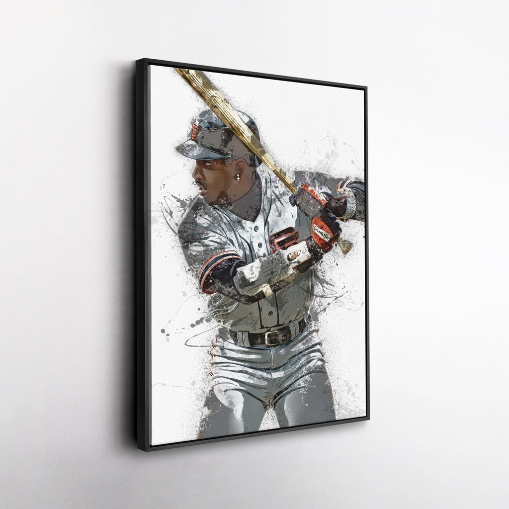 Barry Bonds Canvas Art – San Francisco Giants Wall Decor