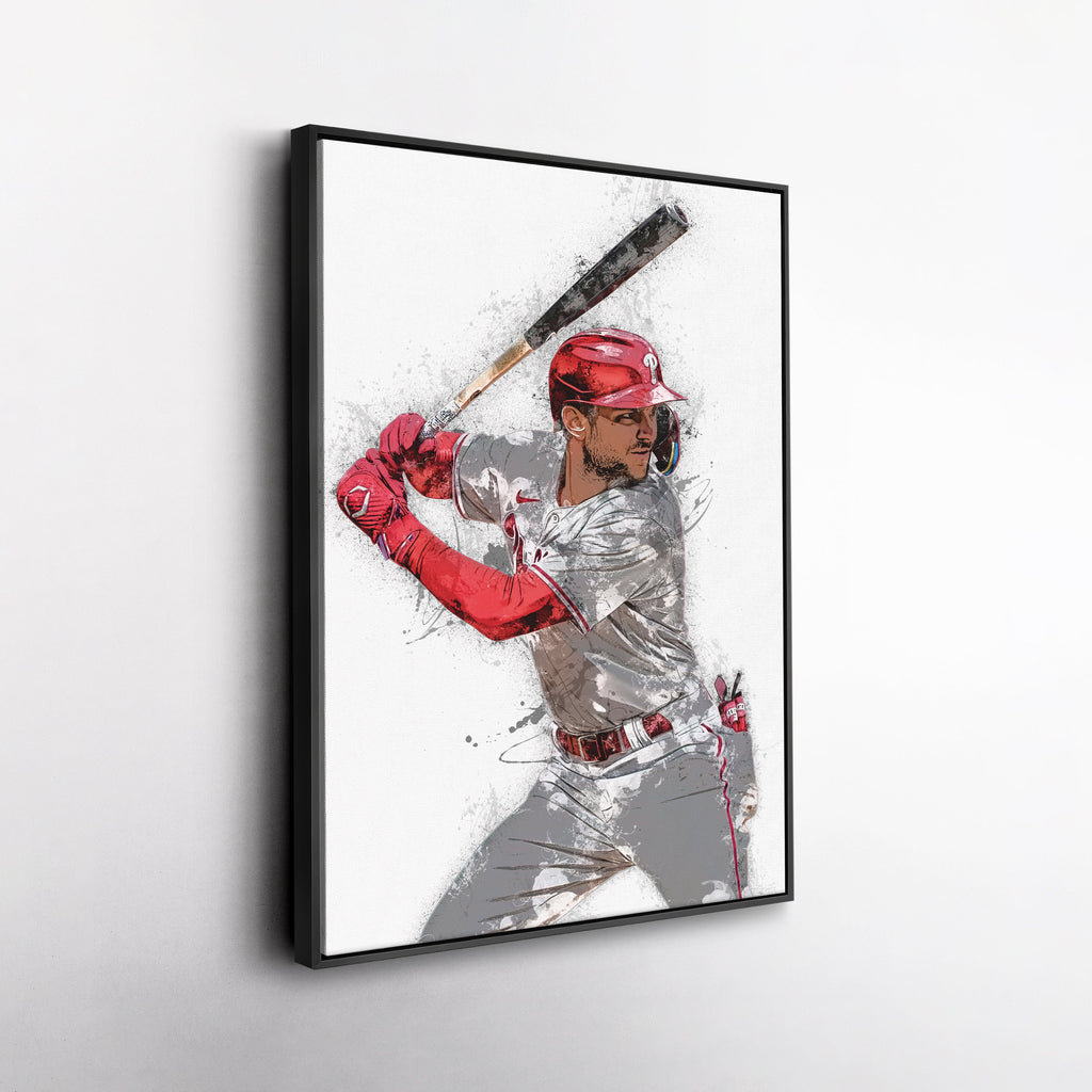 Trea Turner Canvas Art – Philadelphia Phillies Wall Decor