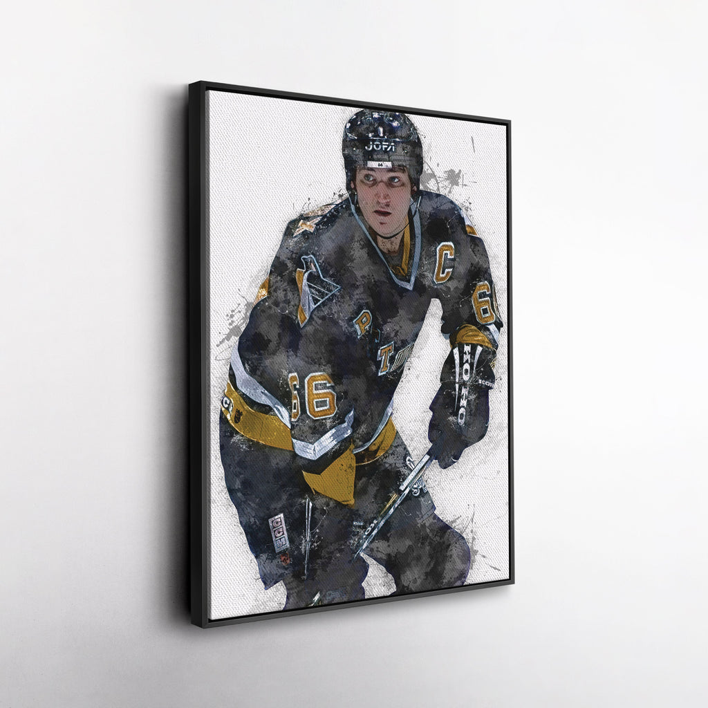Mario Lemieux Canvas Art – Pittsburgh Penguins Wall Decor