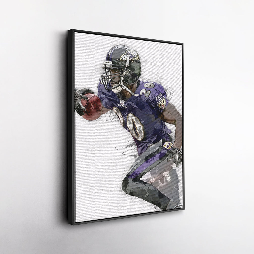 Ed Reed Canvas Art – Baltimore Ravens Wall Decor