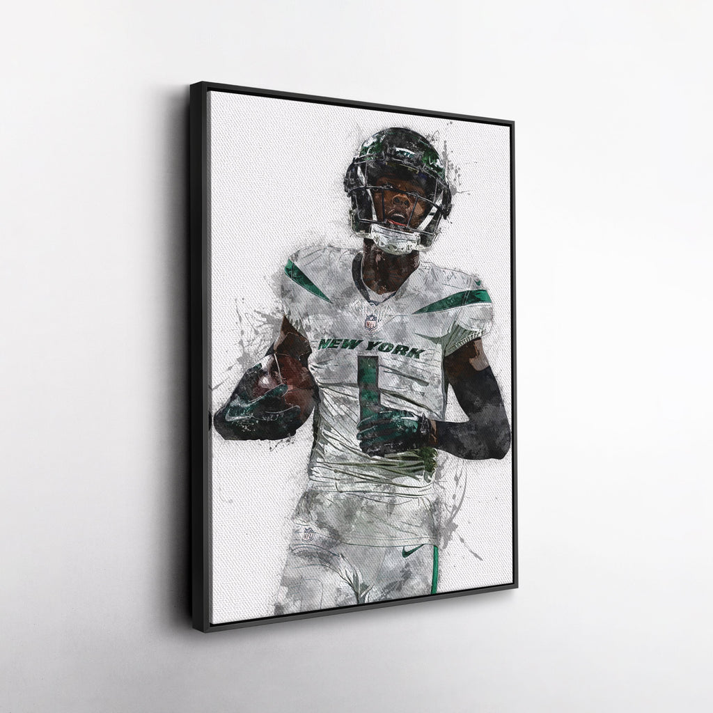 Sauce Gardner Canvas Art – New York Jets Wall Decor