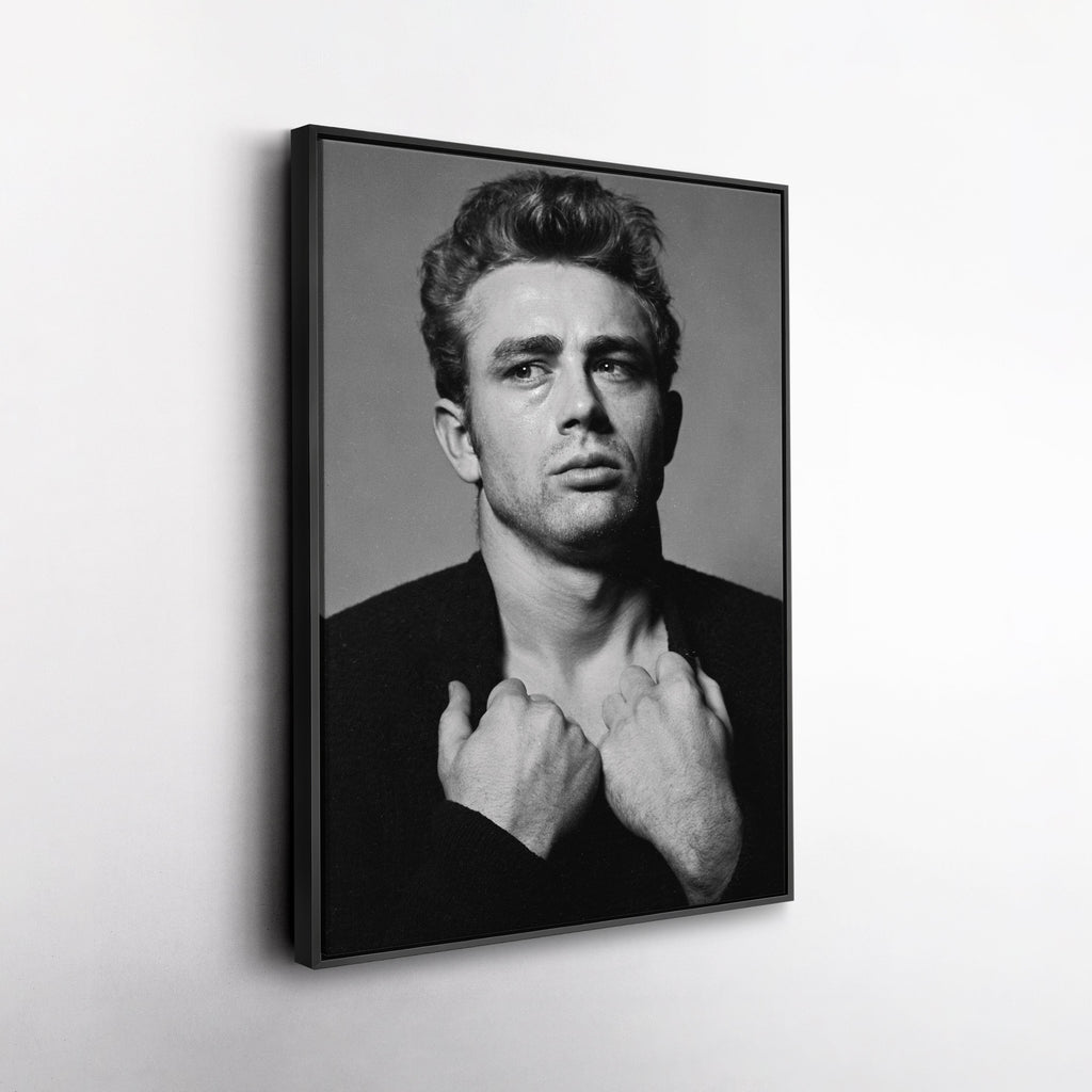 James Dean Canvas – Classic Hollywood Wall Art Gift for Film Buffs and Icon Lovers