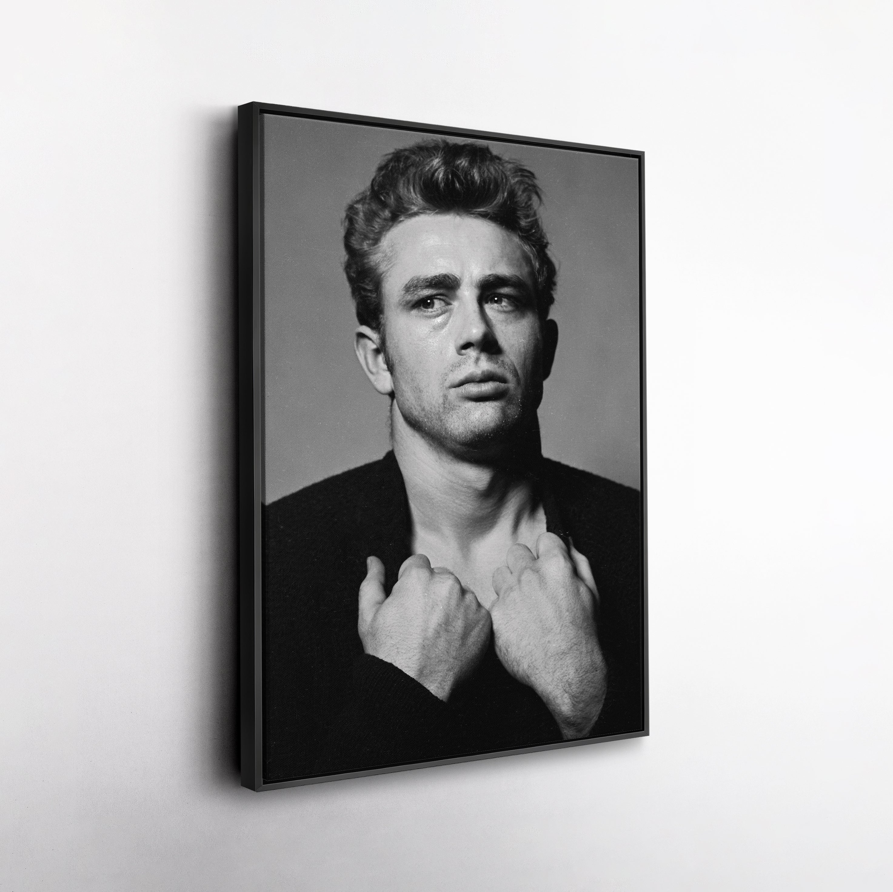 James Dean Canvas – Classic Hollywood Wall Art Gift for Film Buffs and Icon Lovers