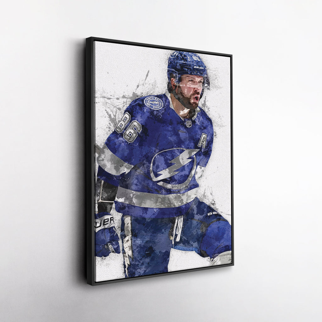 Nikita Kucherov Canvas Art – Tampa Bay Lightning Wall Decor