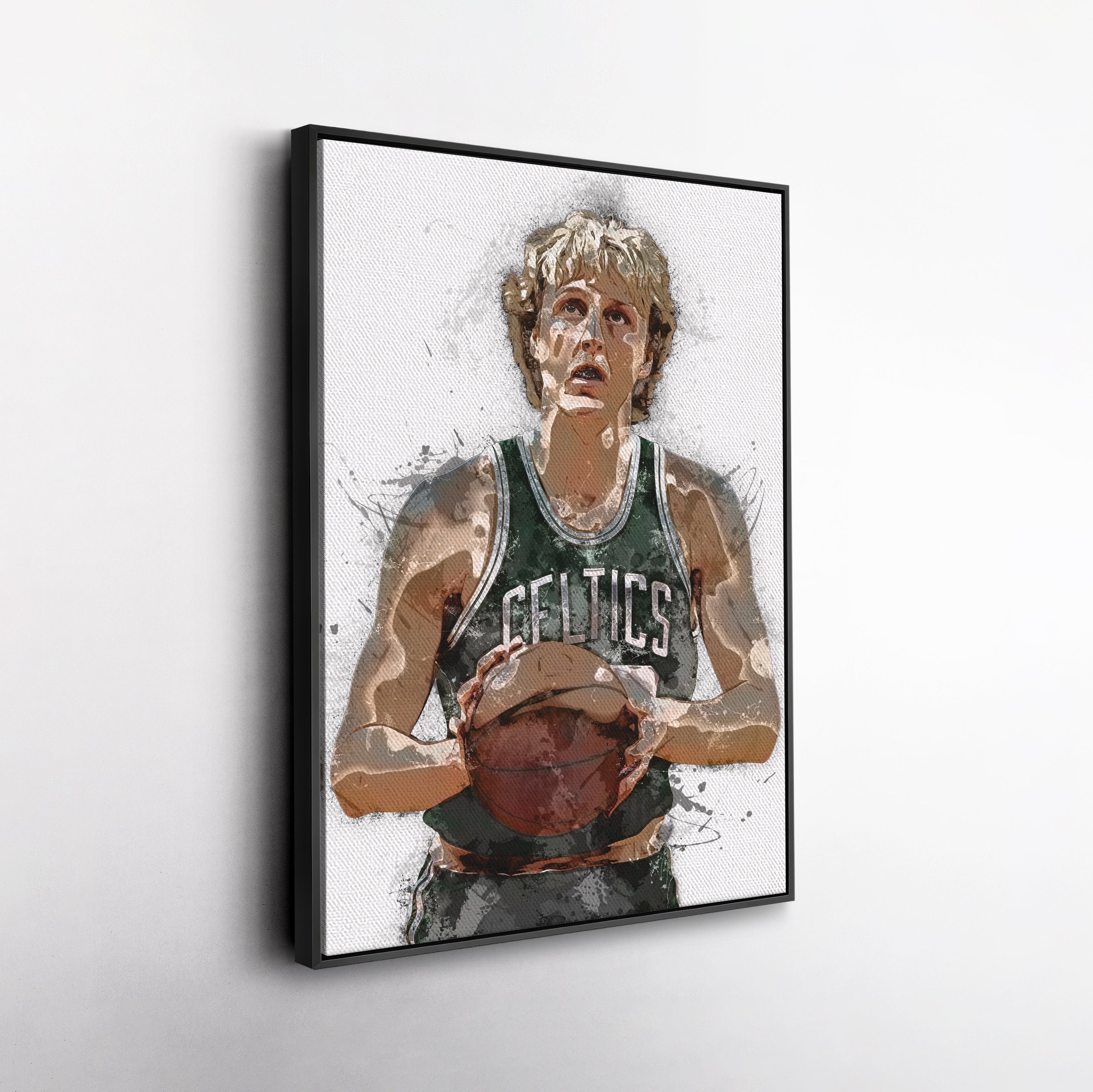 Larry Bird Canvas Art – Boston Celtics Wall Decor