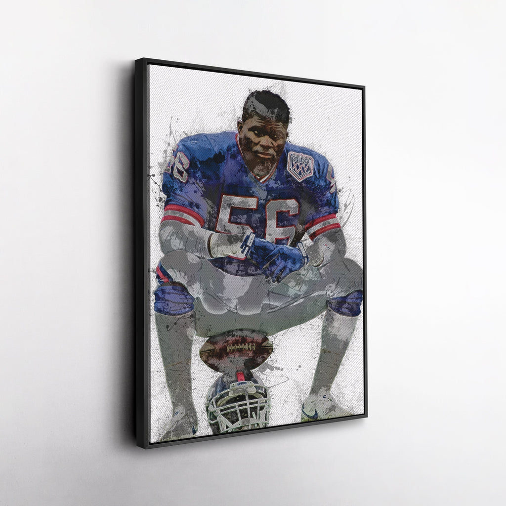 Lawrence Taylor Canvas Art – New York Giants Wall Decor