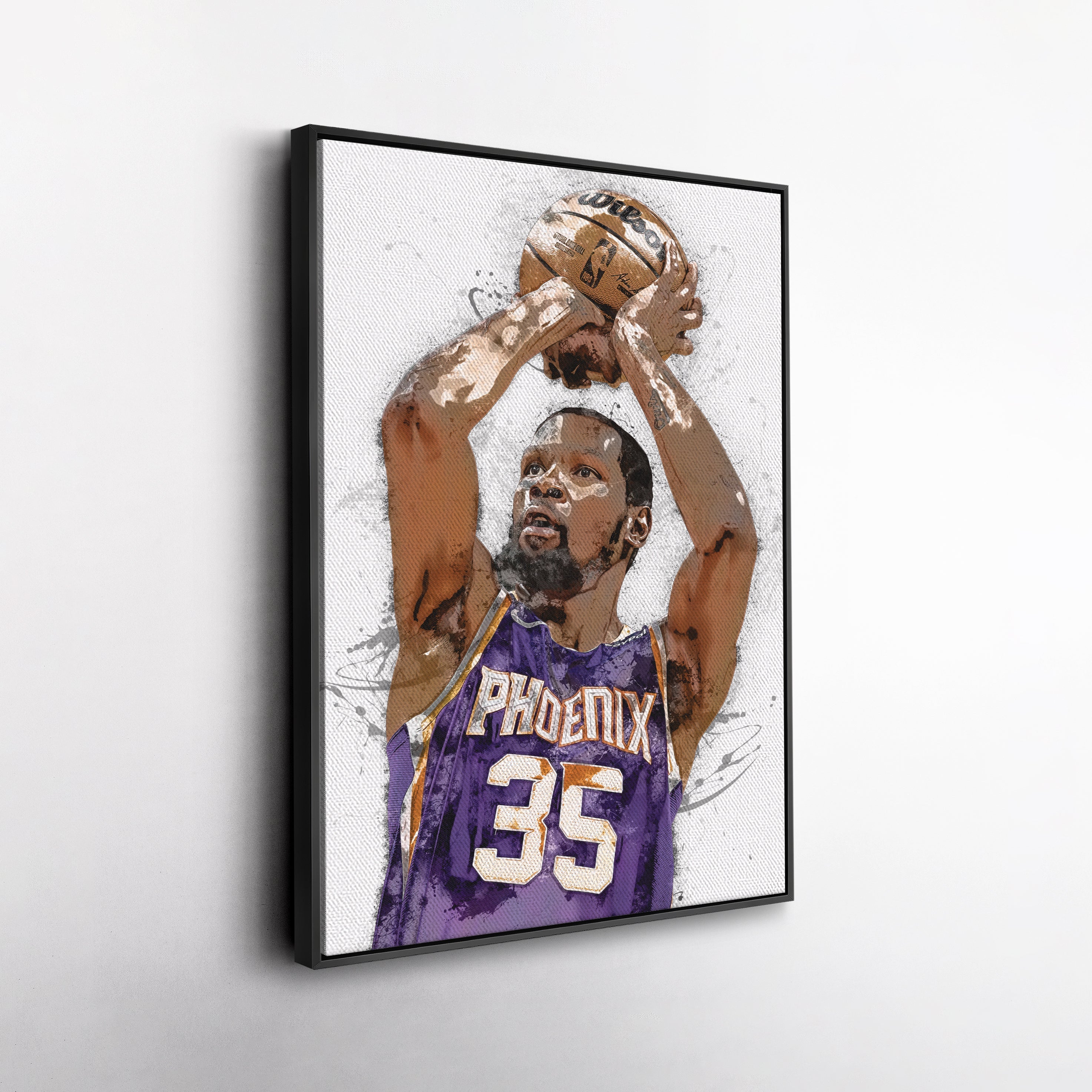 Kevin Durant Canvas Art – Phoenix Suns Wall Decor
