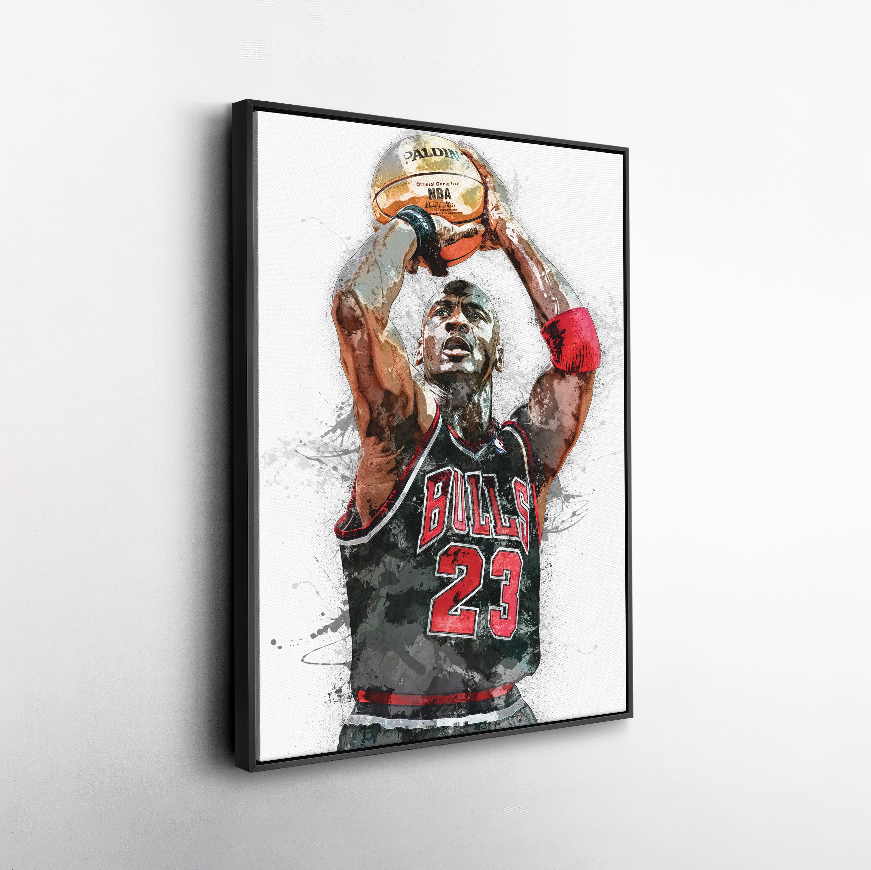 Michael Jordan Canvas Art – Chicago Bulls Legend Wall Decor