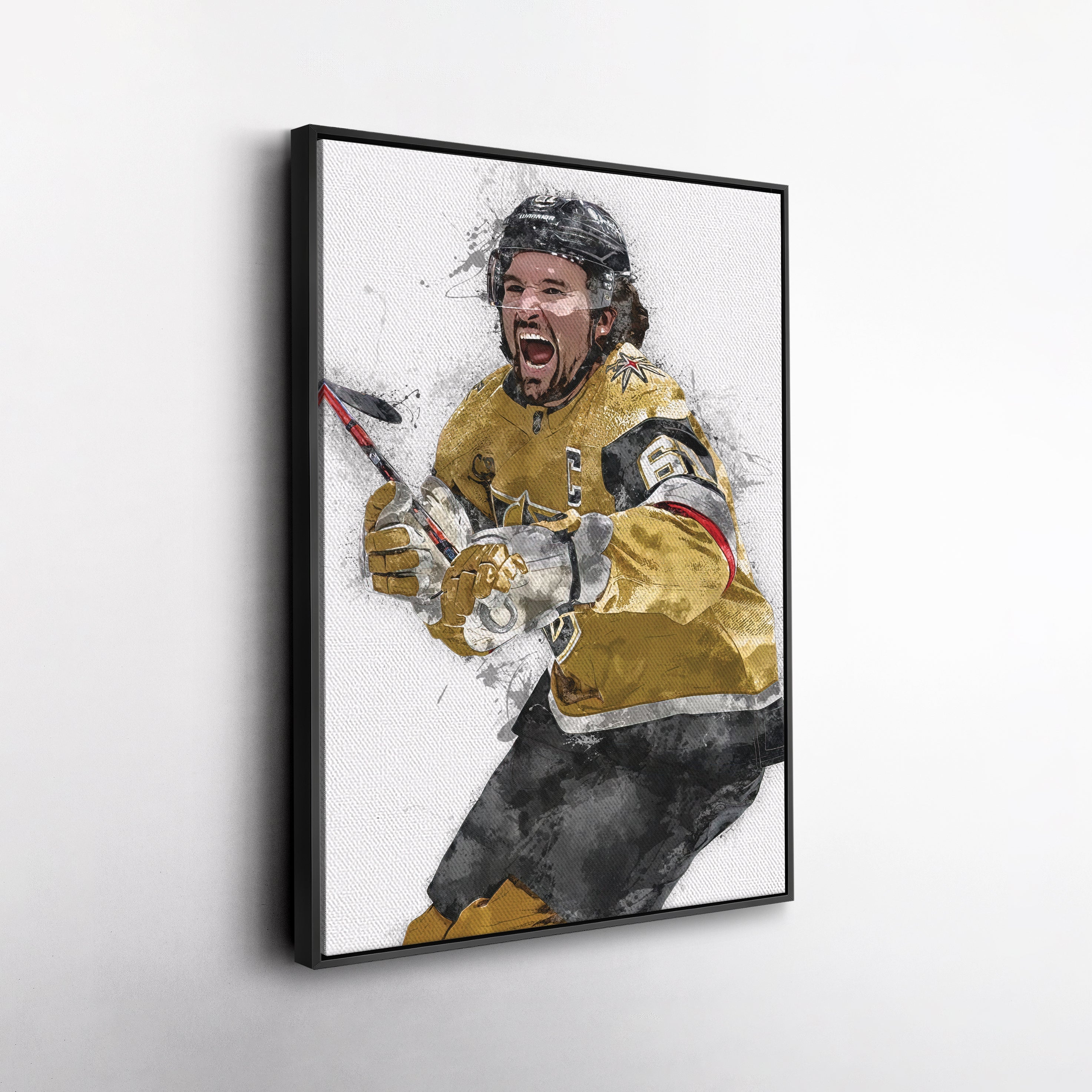 Mark Stone Canvas Art – Vegas Golden Knights Wall Decor