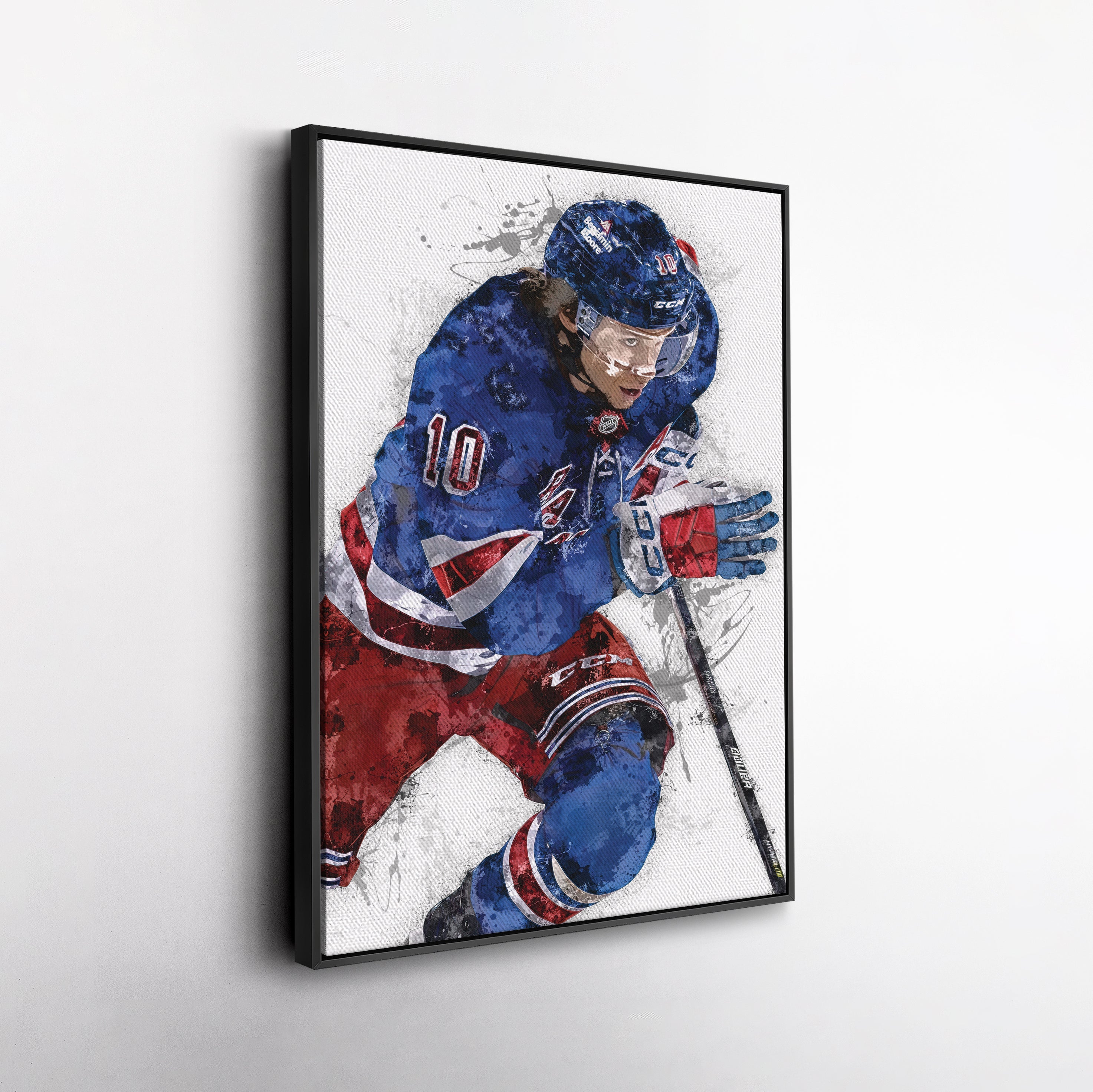 Artemi Panarin Canvas Art – New York Rangers Wall Decor