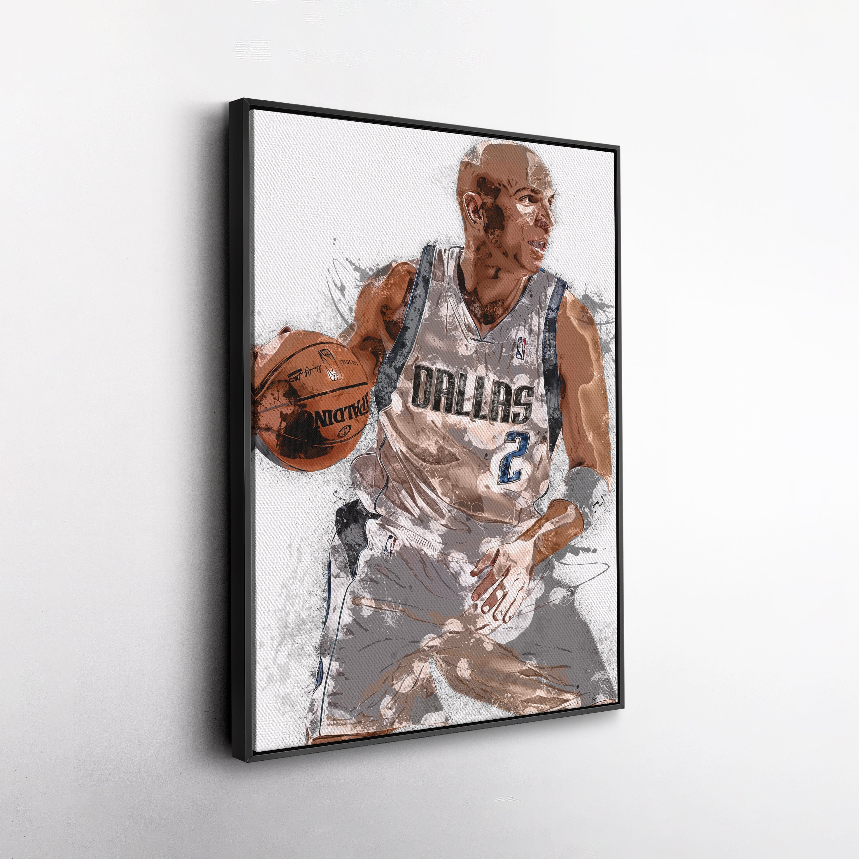 Jason Kidd Canvas Art – Dallas Mavericks Wall Decor