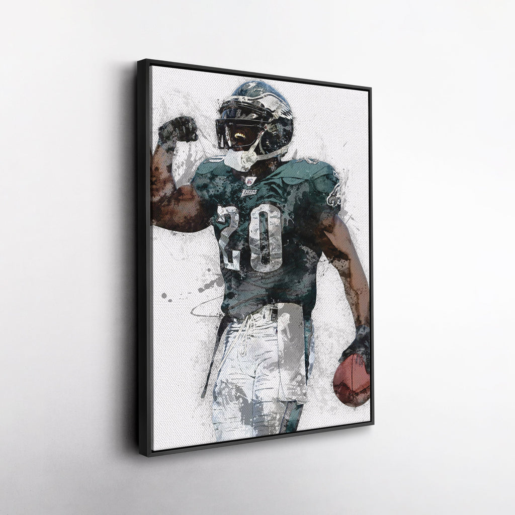 Brian Dawkins Canvas Art – Philadelphia Eagles Wall Decor