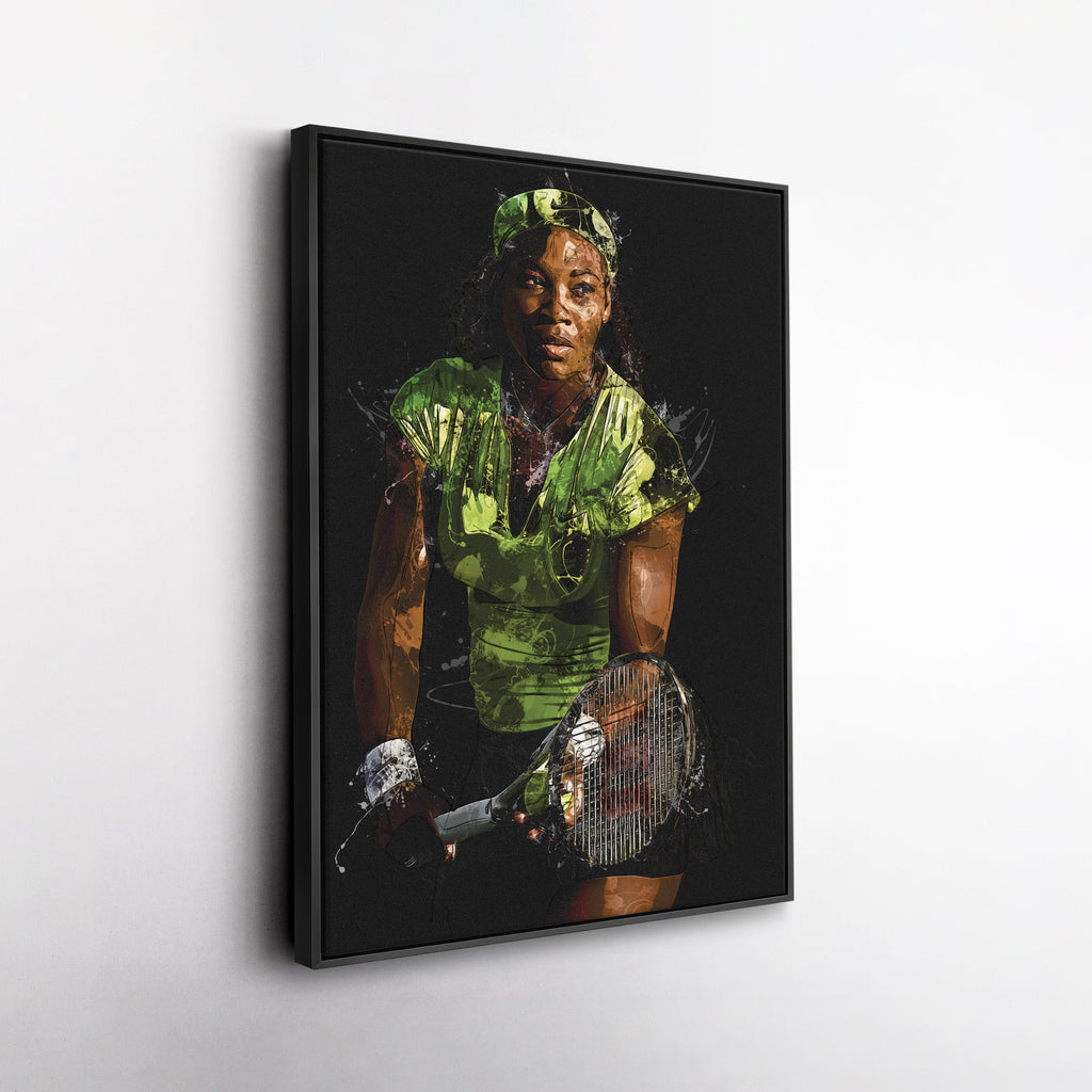 Serena Williams Canvas Art – Tennis Legend Wall Decor