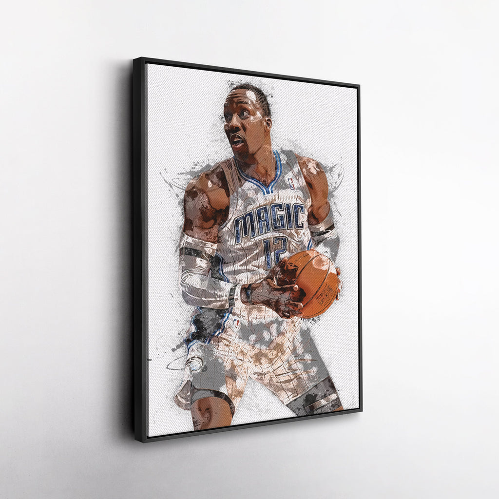 Dwight Howard Canvas Art – Orlando Magic Wall Decor