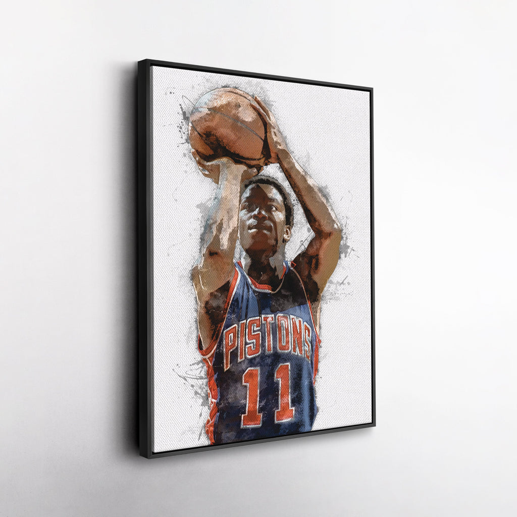 Isiah Thomas Canvas Art – Detroit Pistons Wall Decor