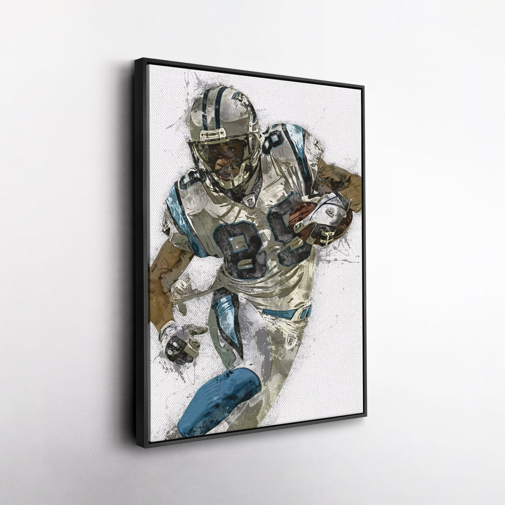 Steve Smith Canvas Art – Carolina Panthers Wall Decor