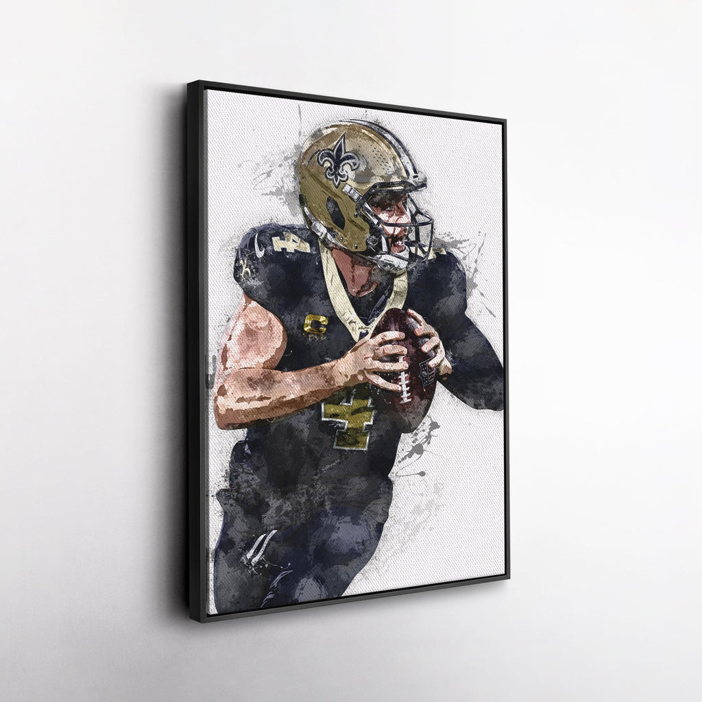 Derek Carr Canvas Art – New Orleans Saints Wall Decor