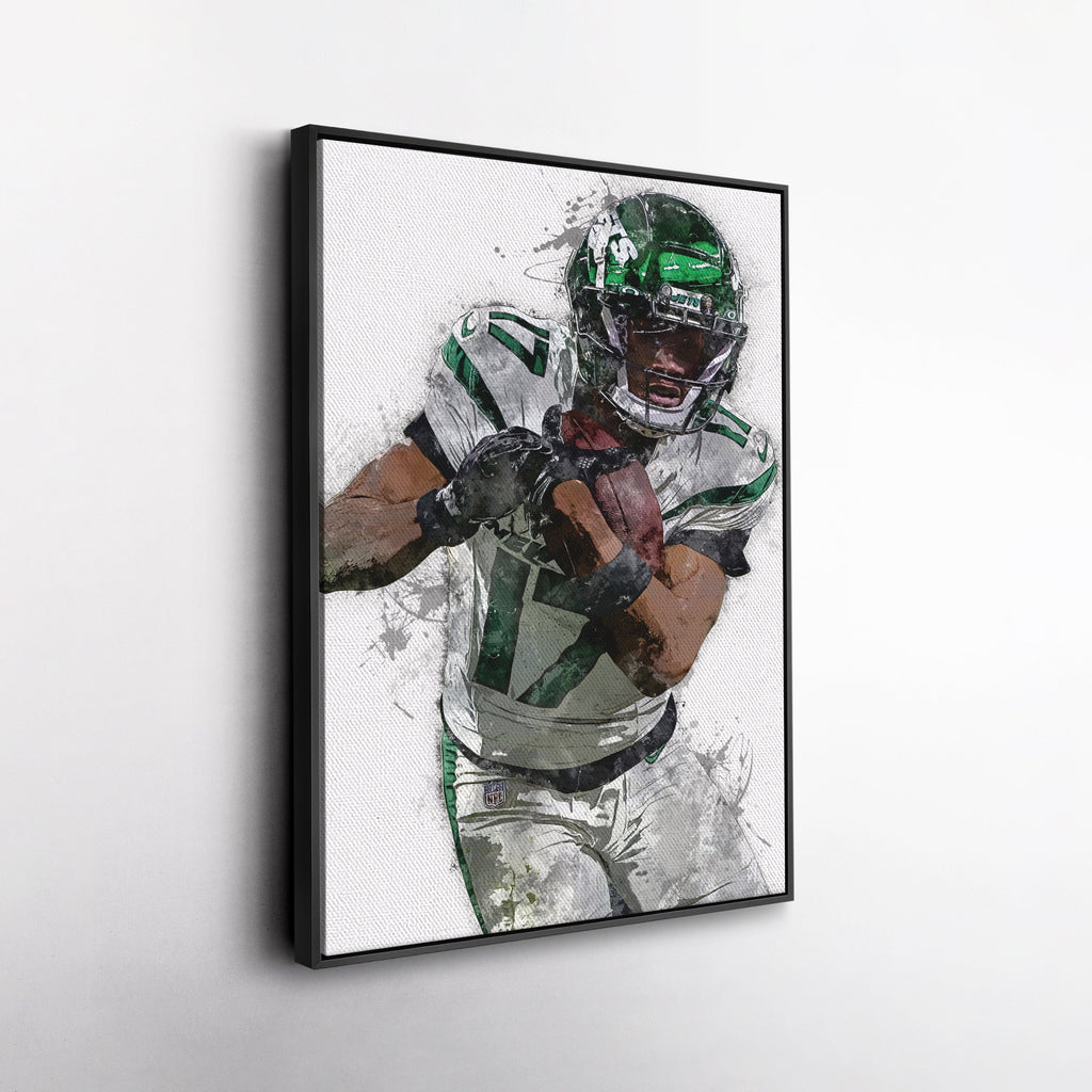 Garrett Wilson Canvas Art – New York Jets Wall Decor